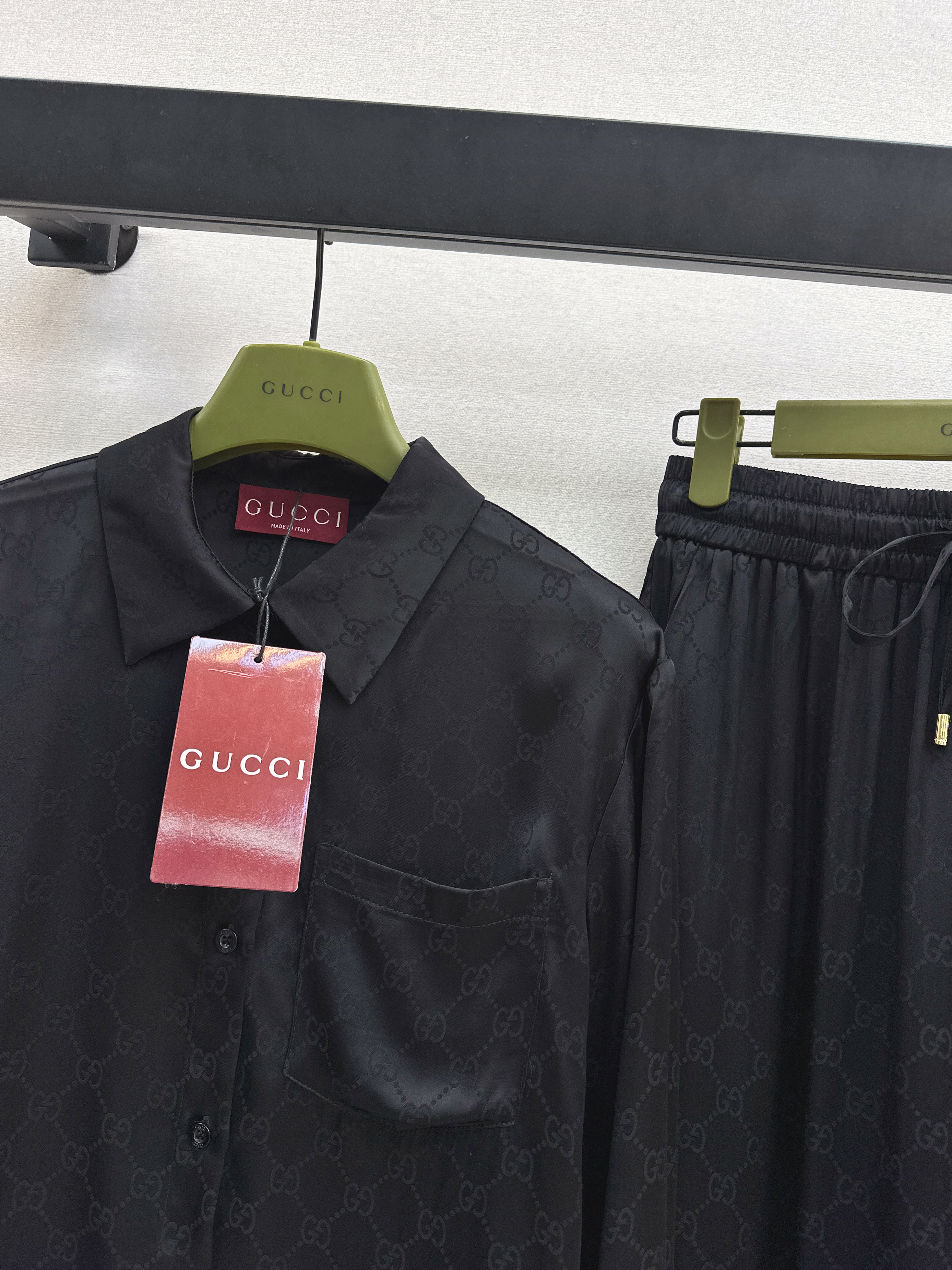 Guc 26ss jacquard casual outfit sets