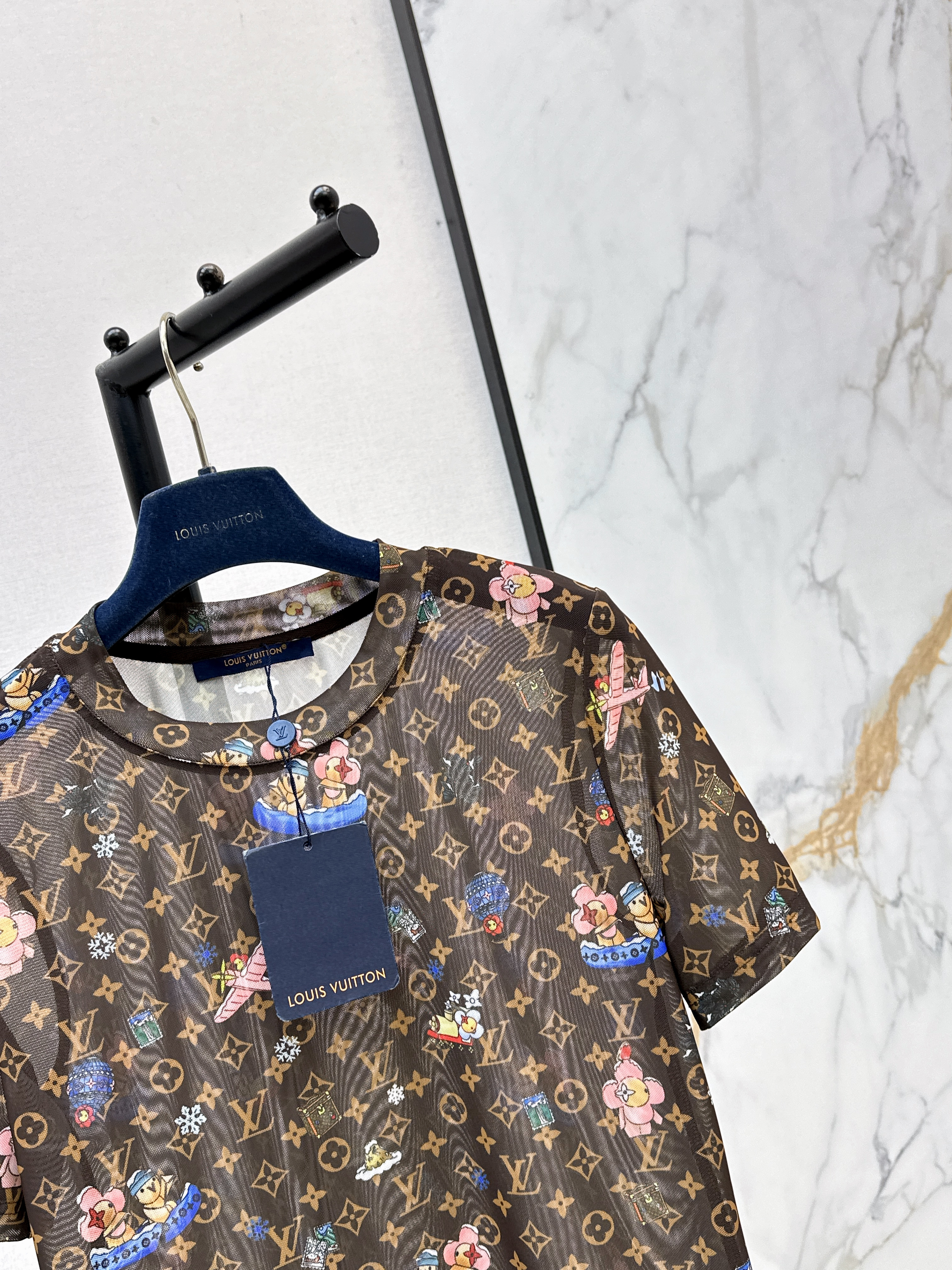 Loui 26ss print mesh top
