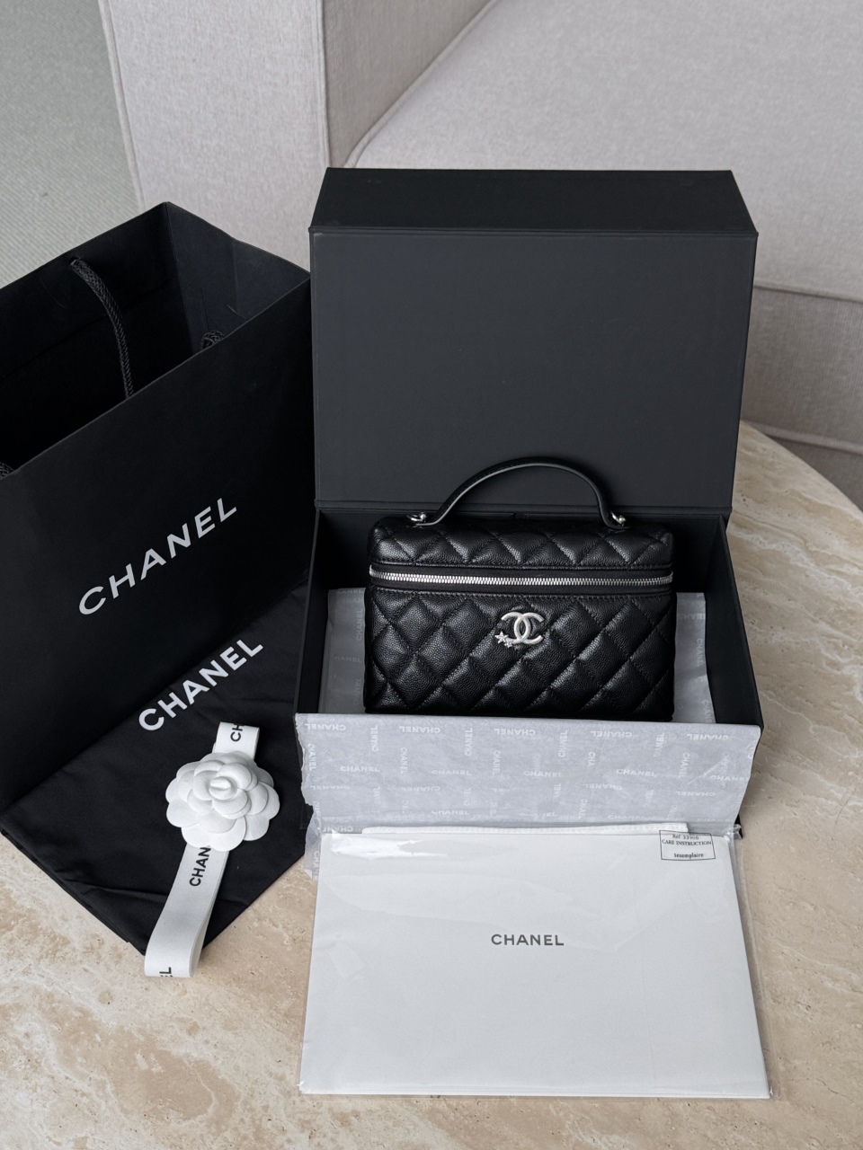 Chan 25B star rhinestone lp box bag
