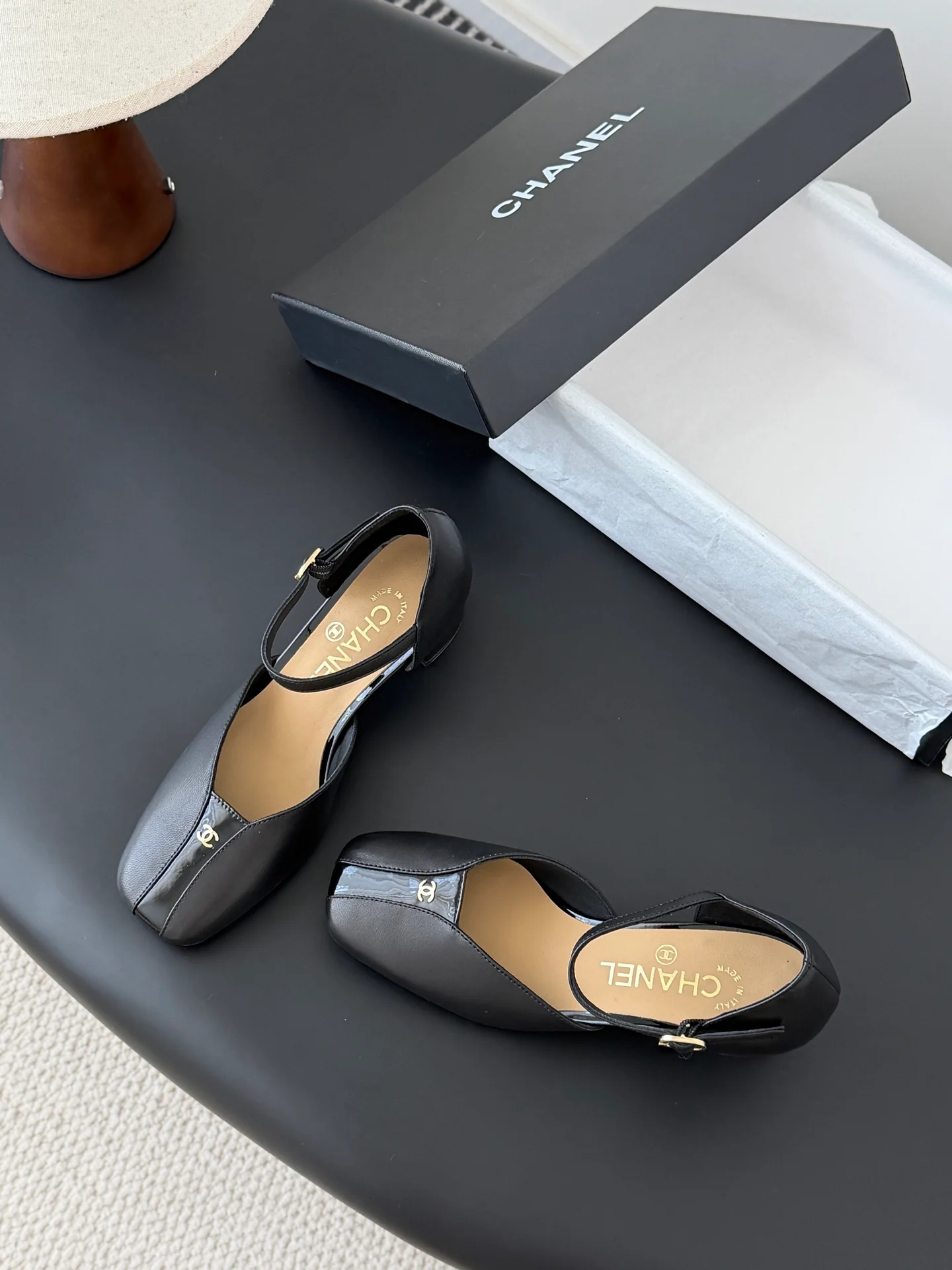 Chan 26ss chunky heels