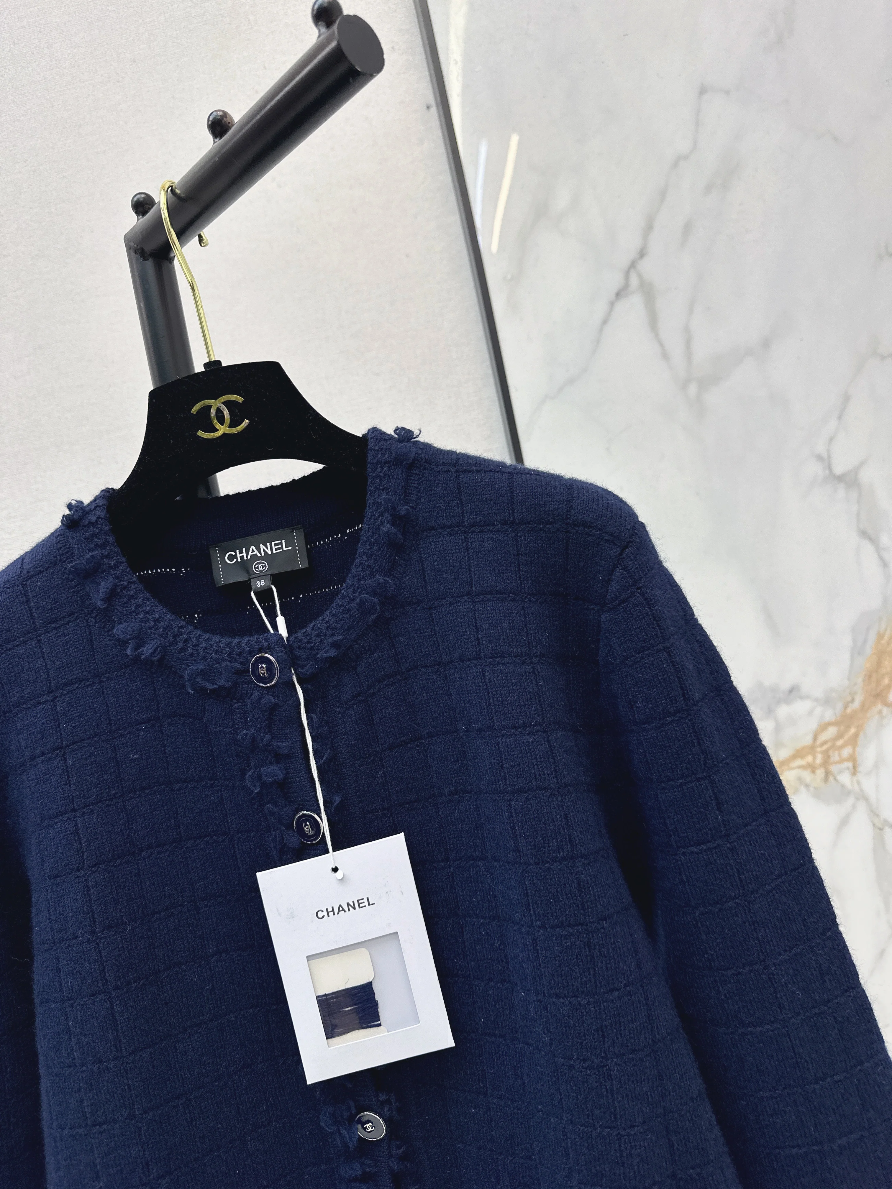 Chan 26ss knitted cardigan