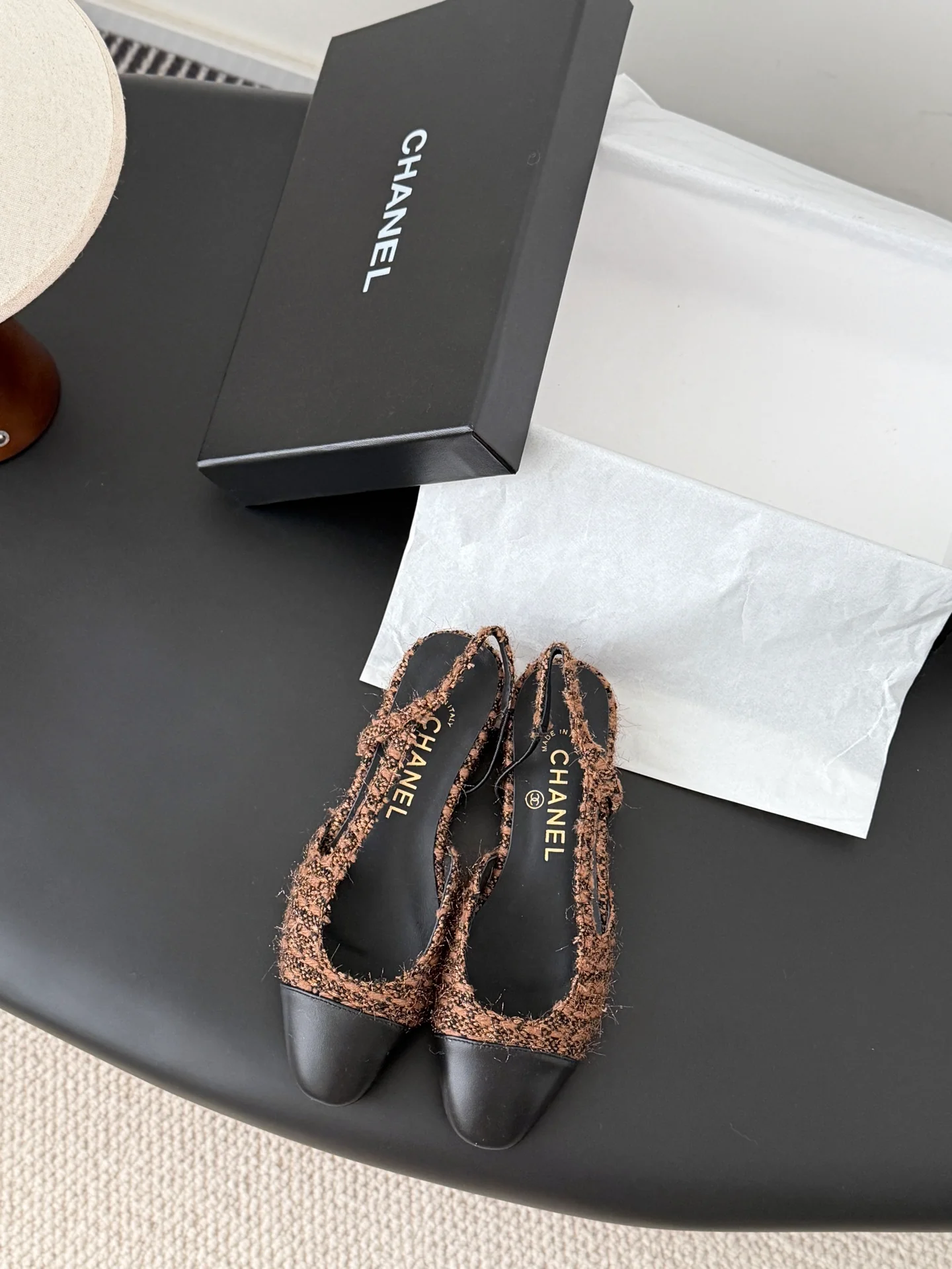 Chan 25fw slingback sandals