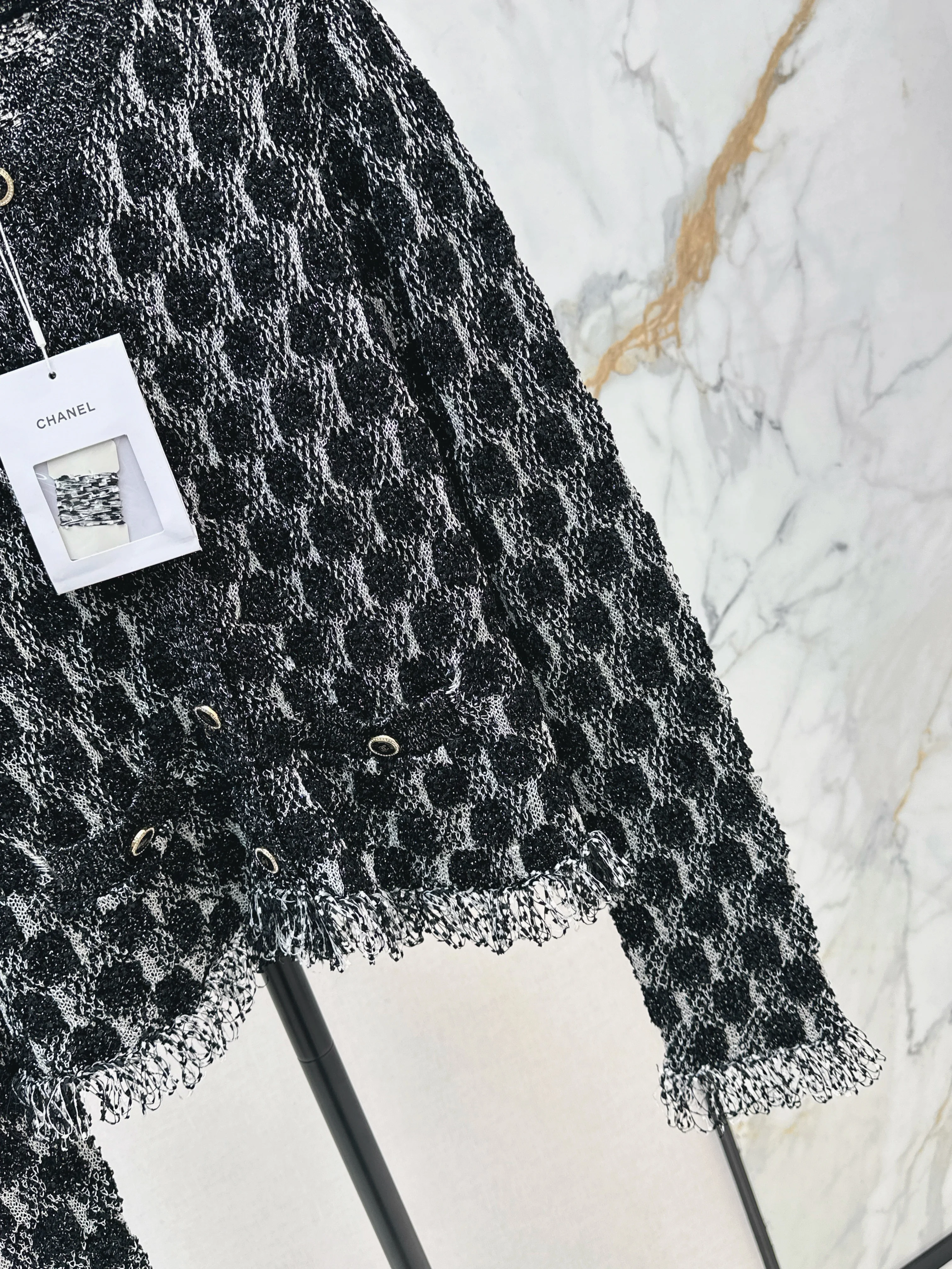 Chan 26ss tassel cardigan