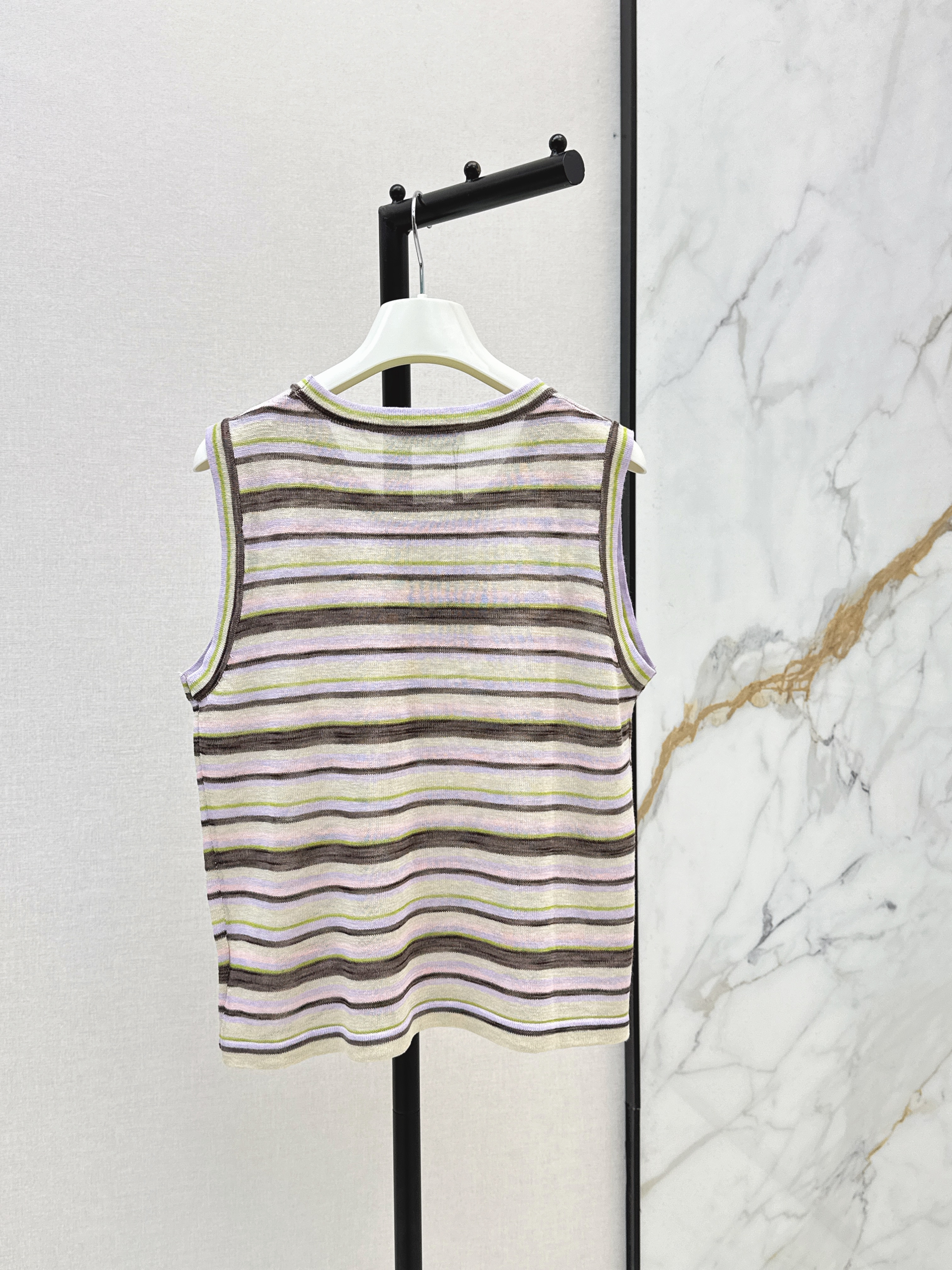 Loe 26ss stripe vest