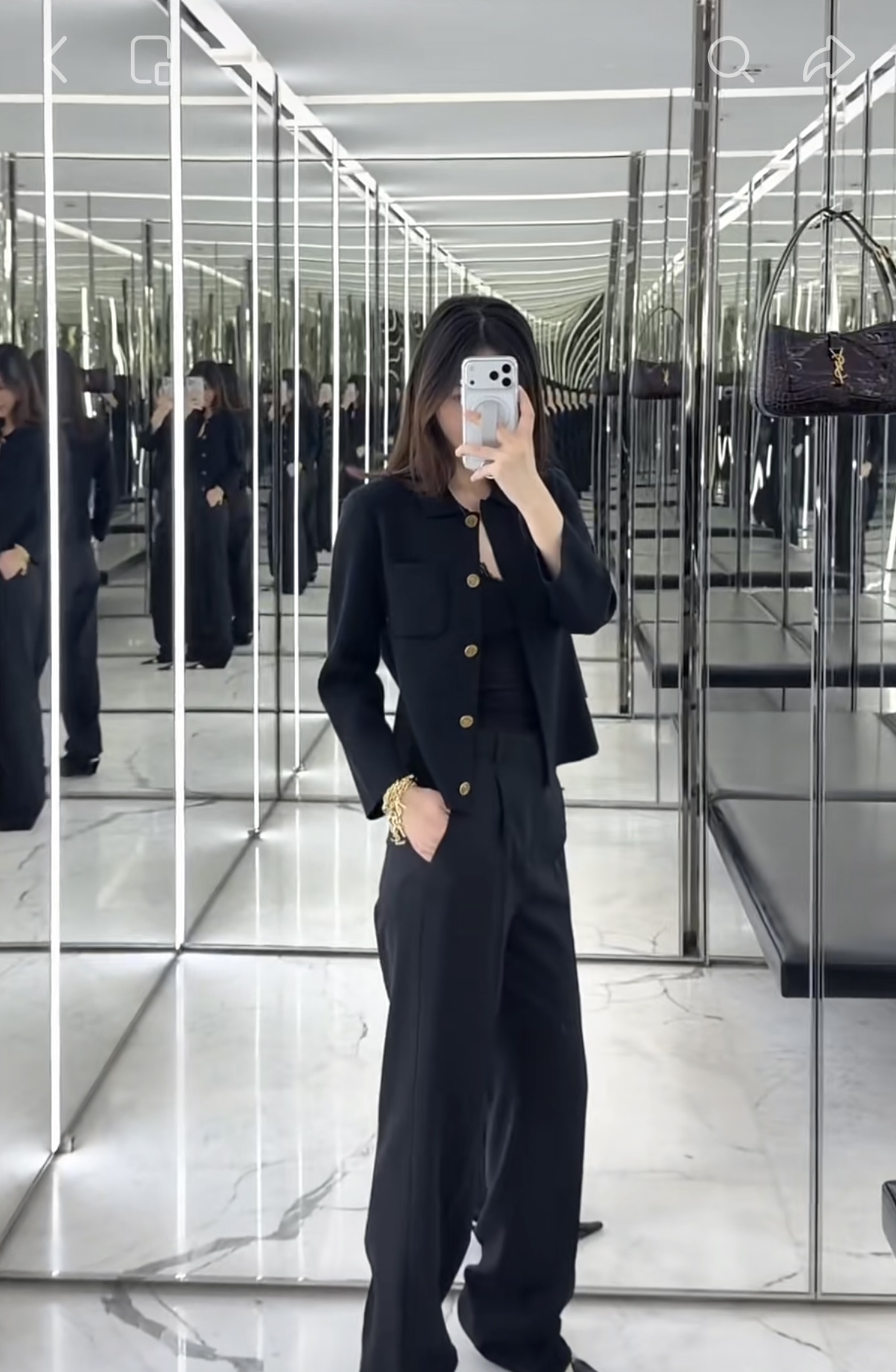 Sain 26fw wool knit cardigan