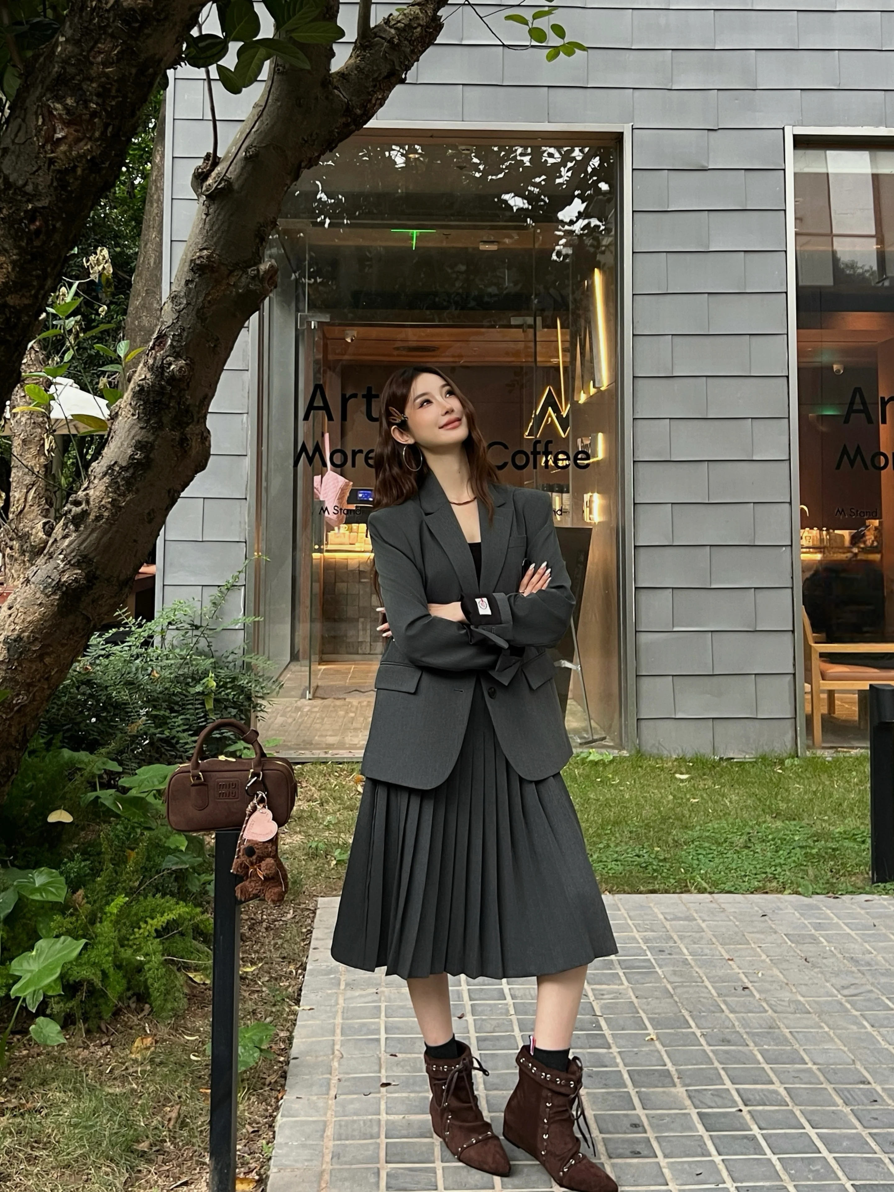 Prad 26ss relaxed-fit blazer