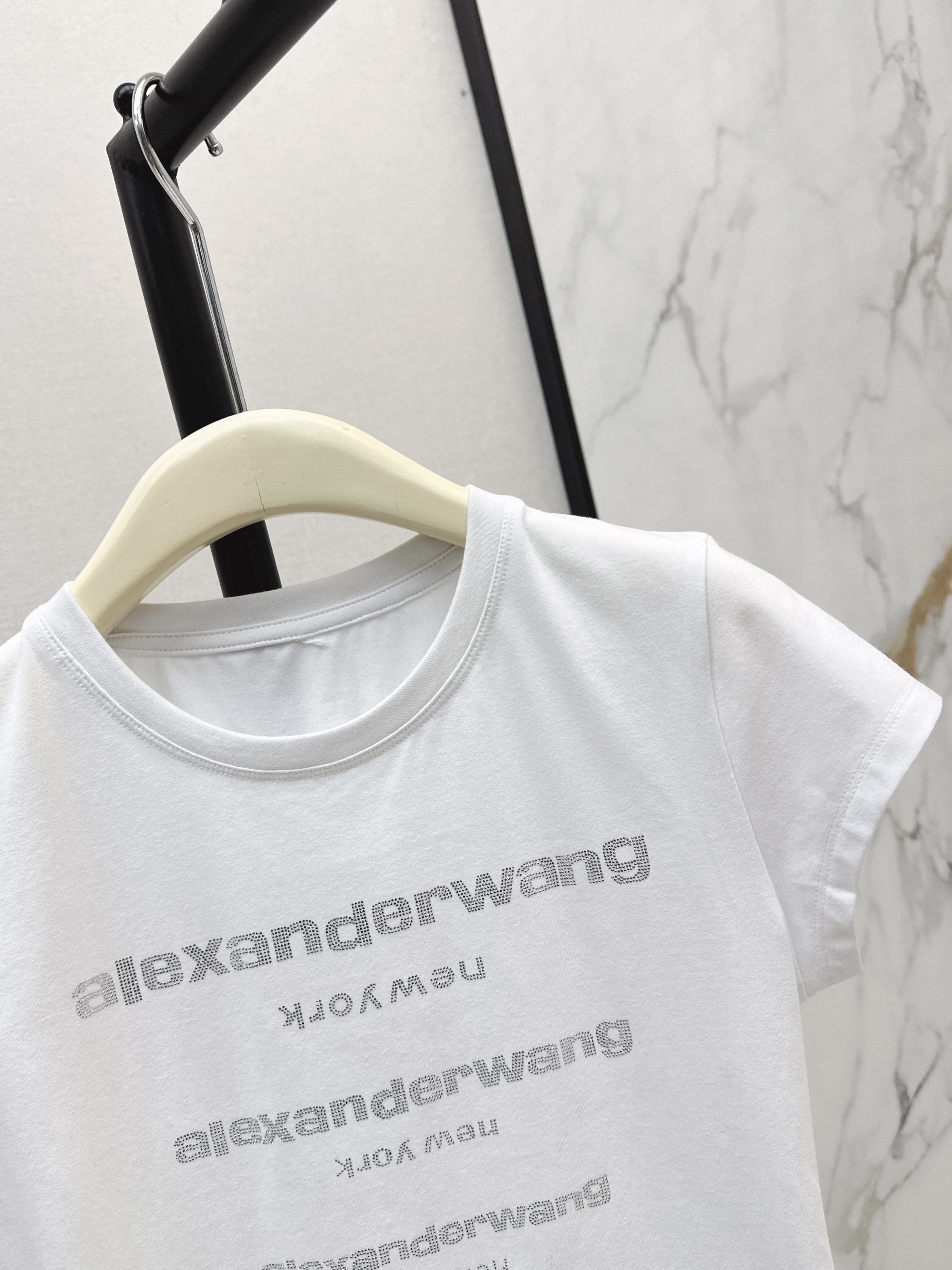 Alex 26ss rhinestone t-shirt