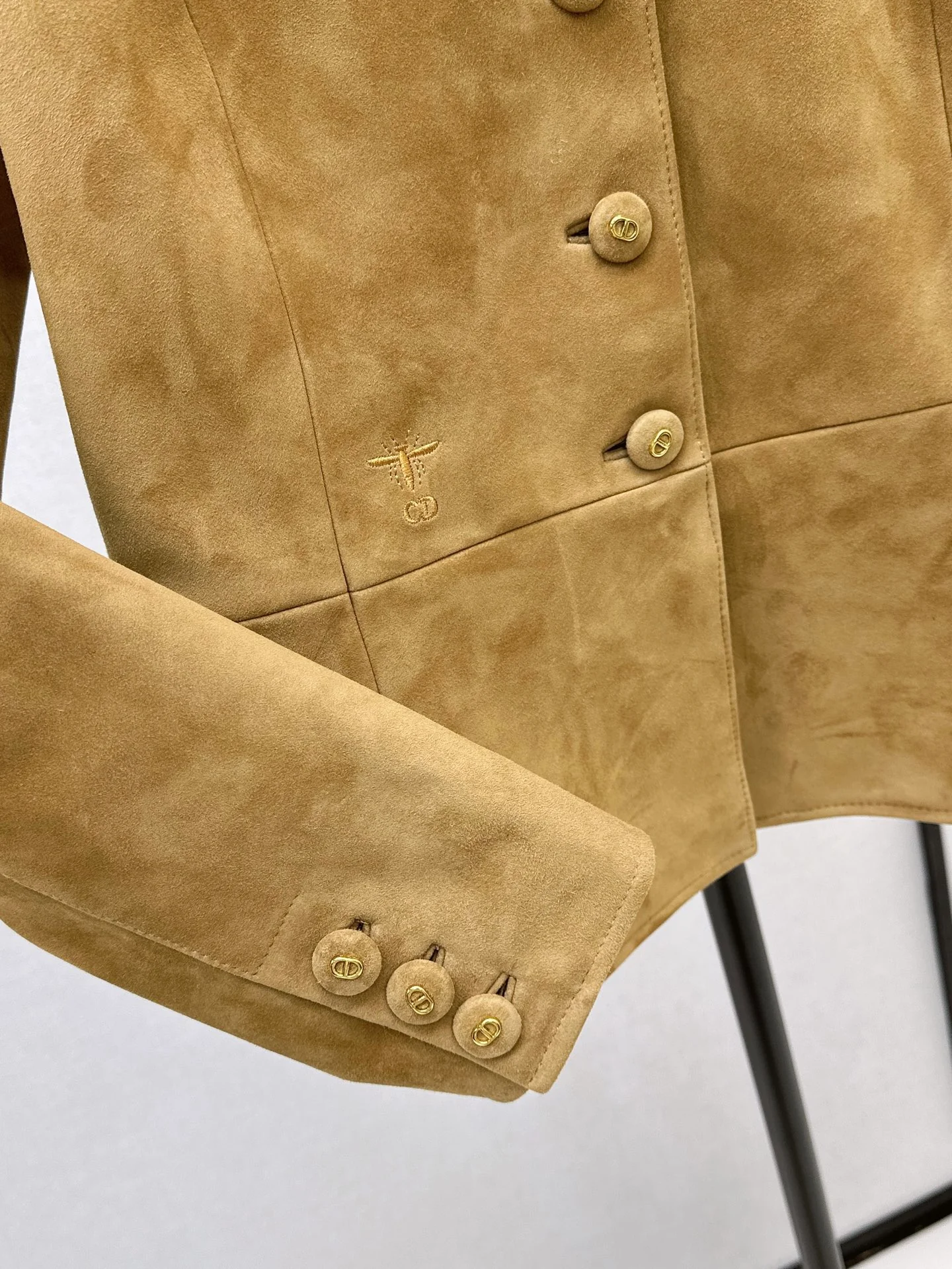 CD 25fw suede leather jacket
