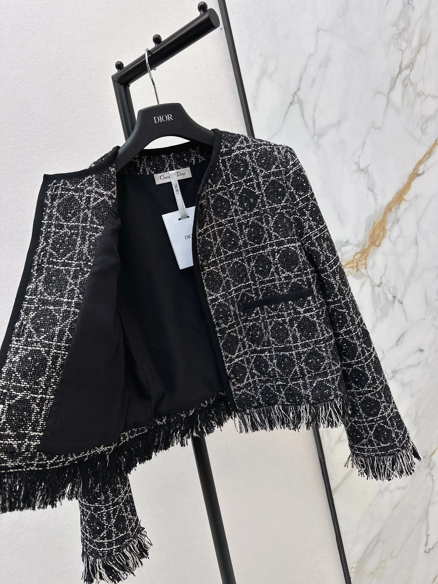 CD 25fw fringe jacket