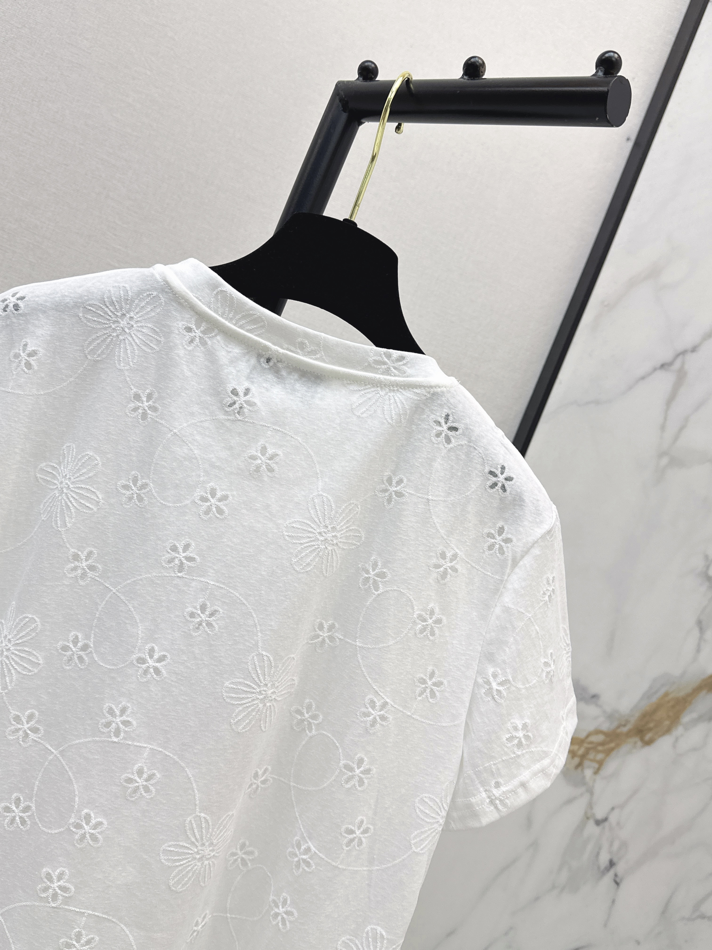 Chan 26ss embroidery t-shirt