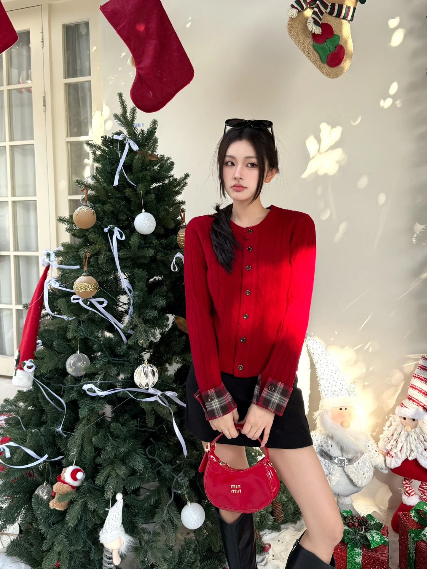 Burb 25fw knit cardigan