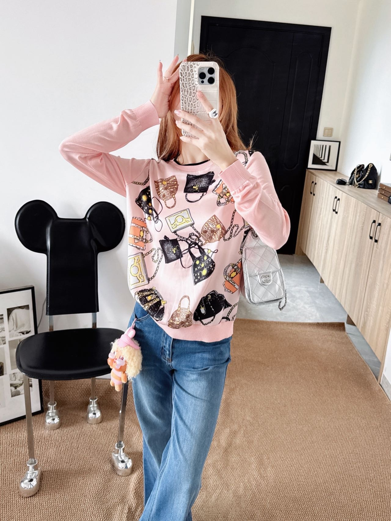 Her 26ss print knitwear