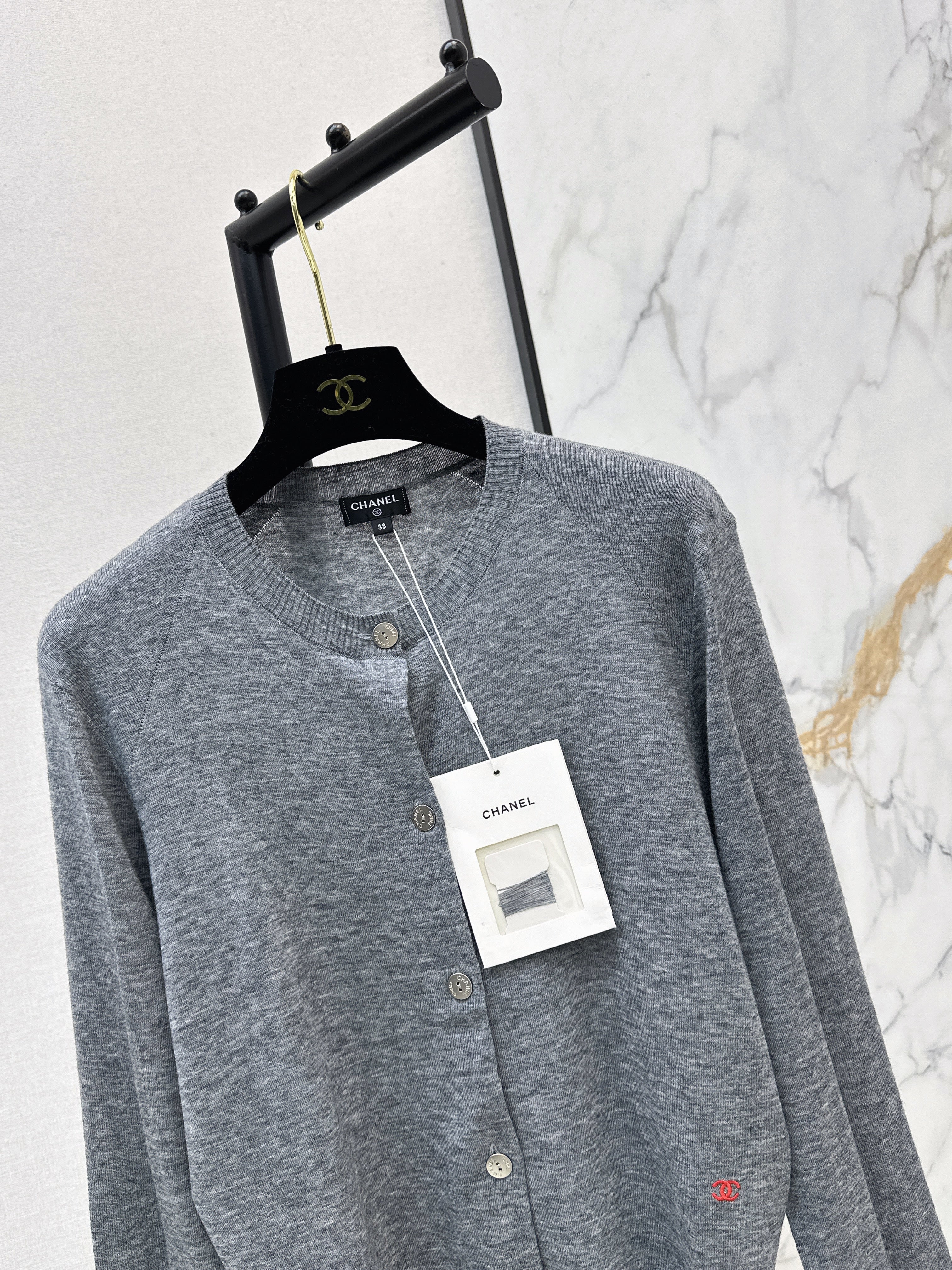 Chan 26ss knitted cardigan