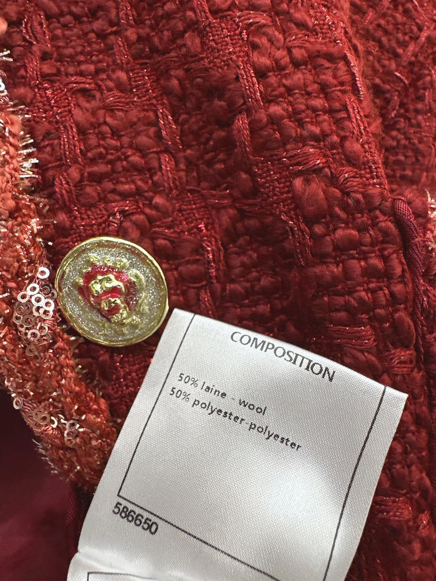 Chan 26ss tweed jacket