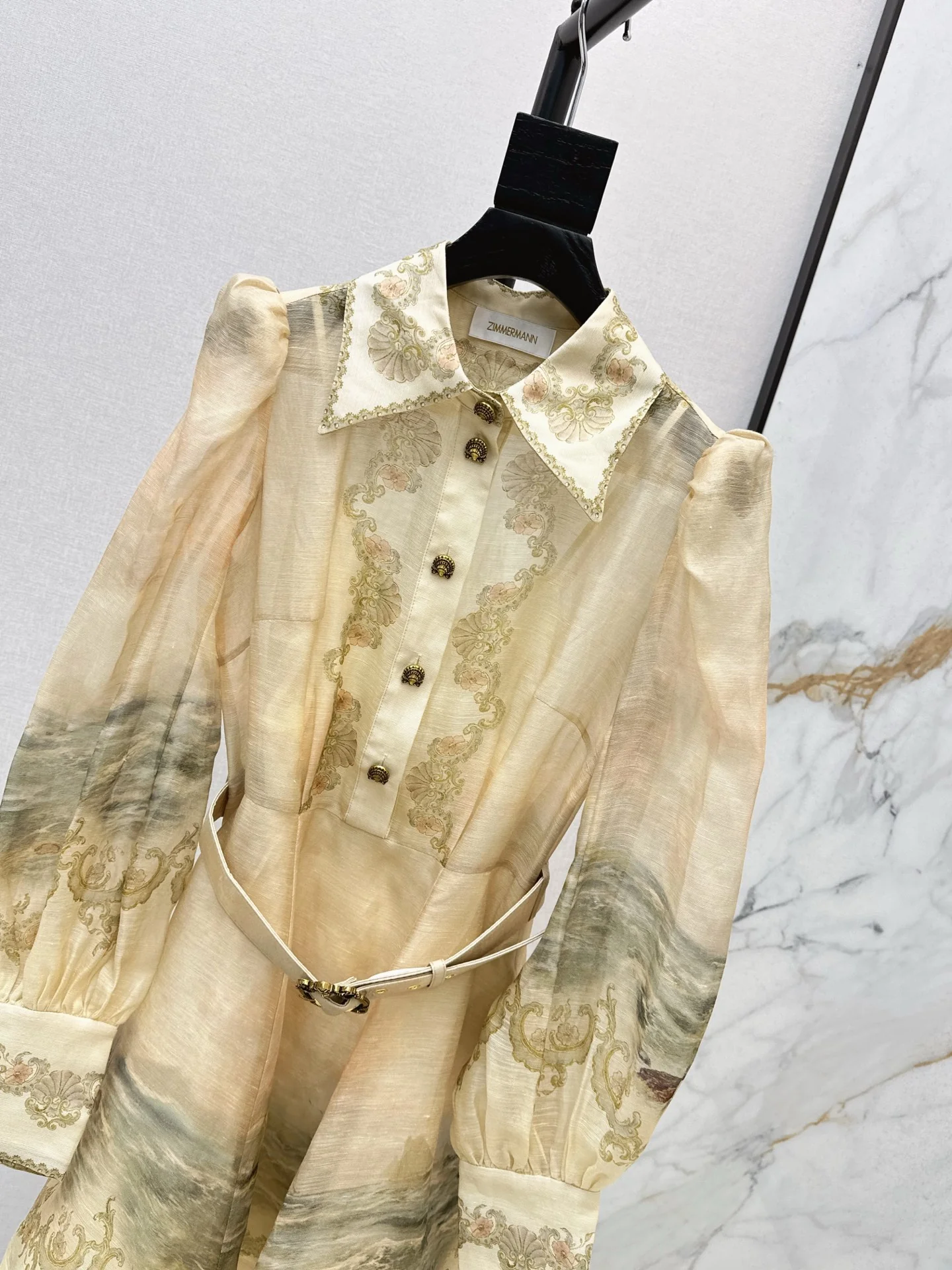 Zimm 25fw print dress