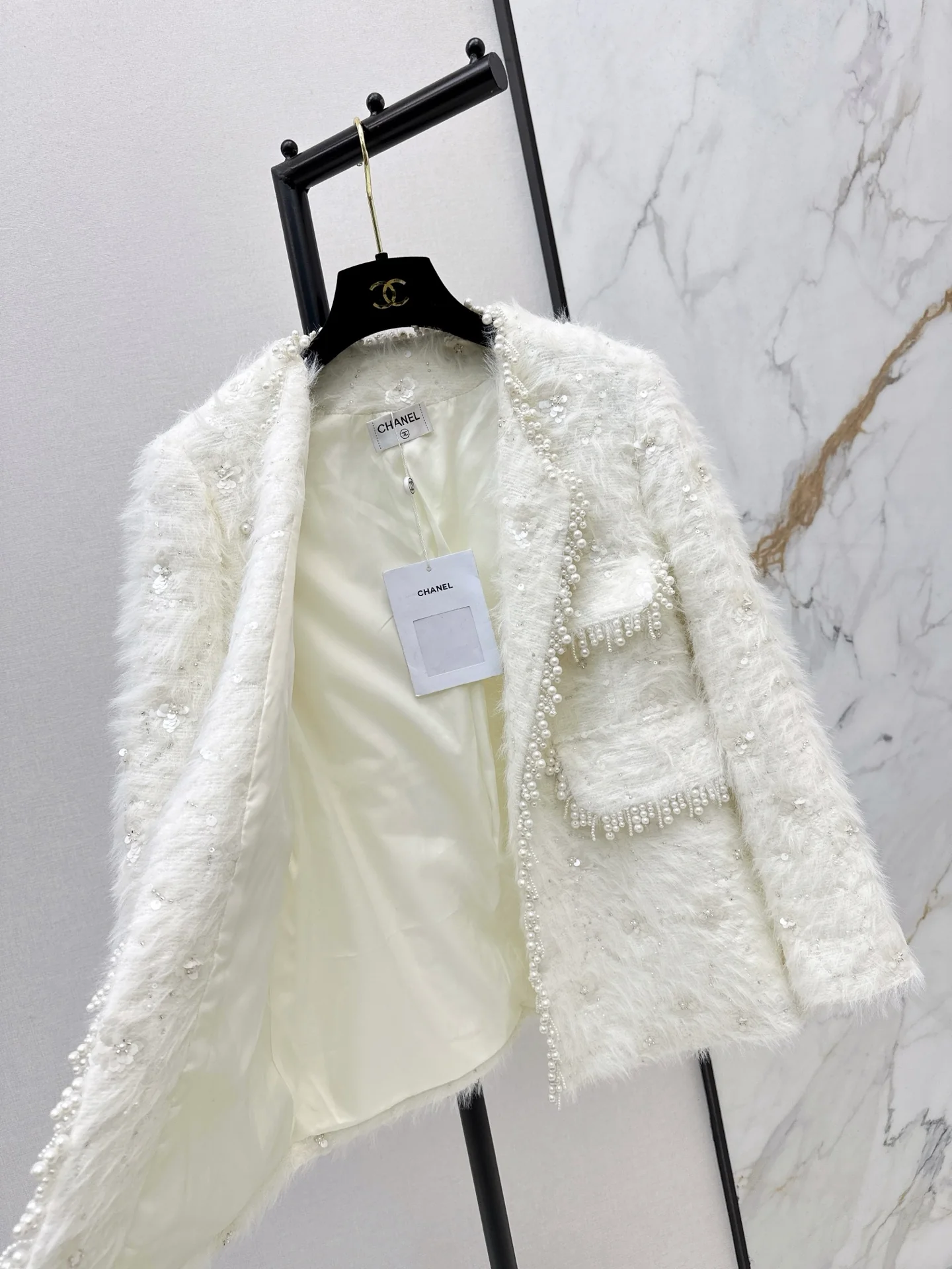 Chan 25fw tweed woven jacket