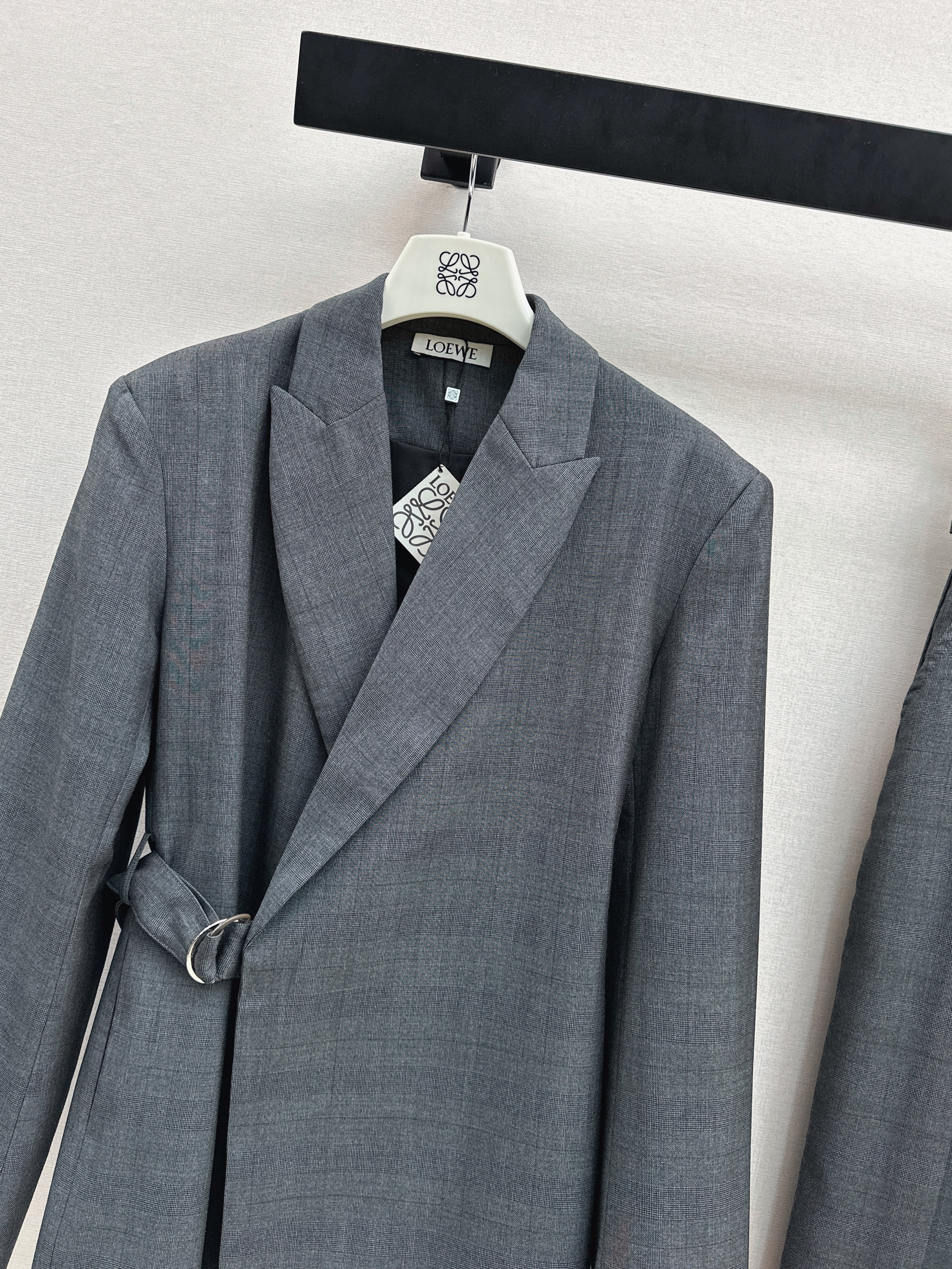 Loe 26ss check blazer