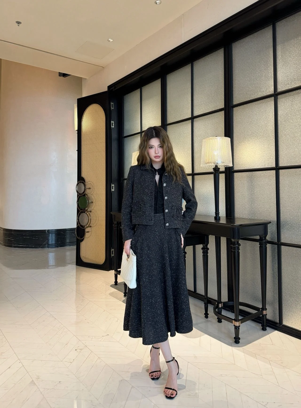 Chan 26ss tweed jacket