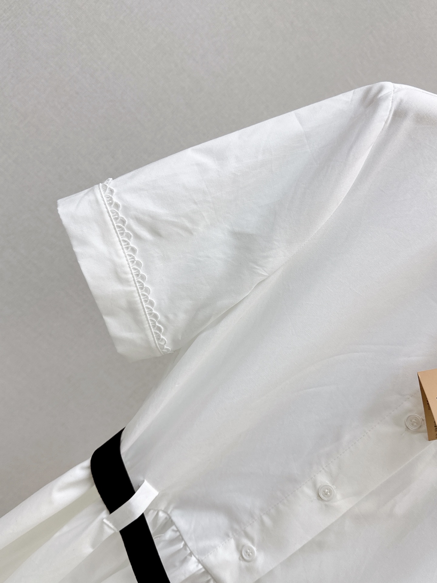 Miu 26ss belted shirt dress