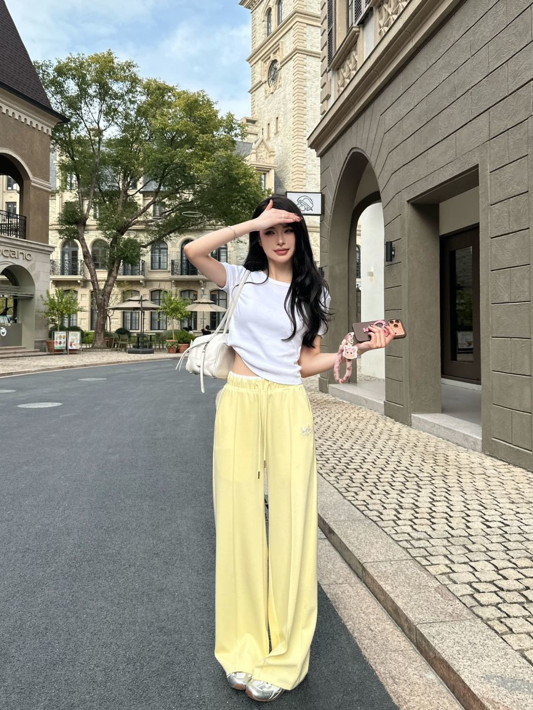 Celi 26ss embroidery pants