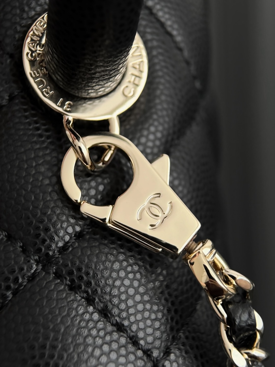 Chan 26P coco handle bag