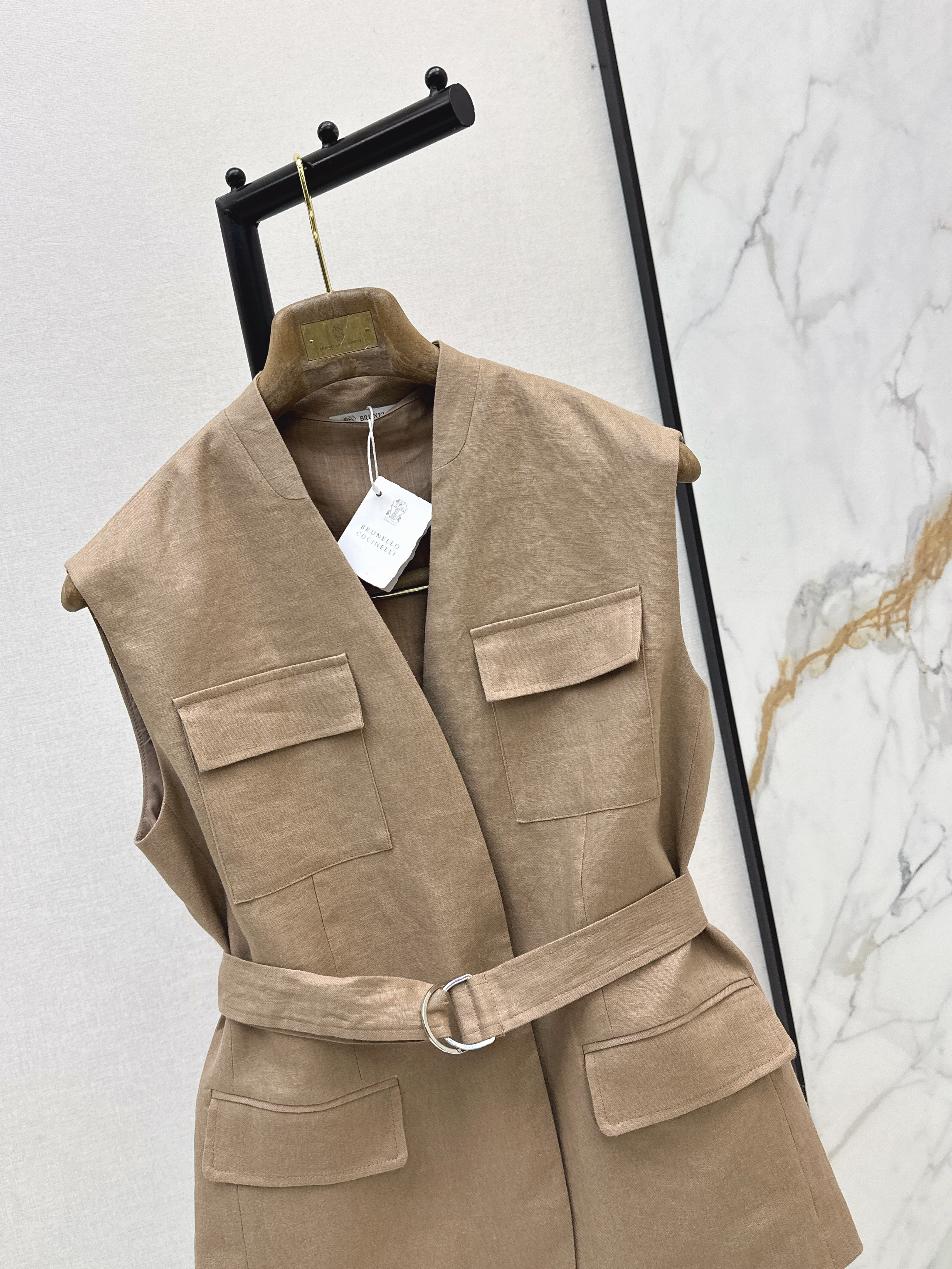 Brunello 26SS Layered Sleeveless Vest