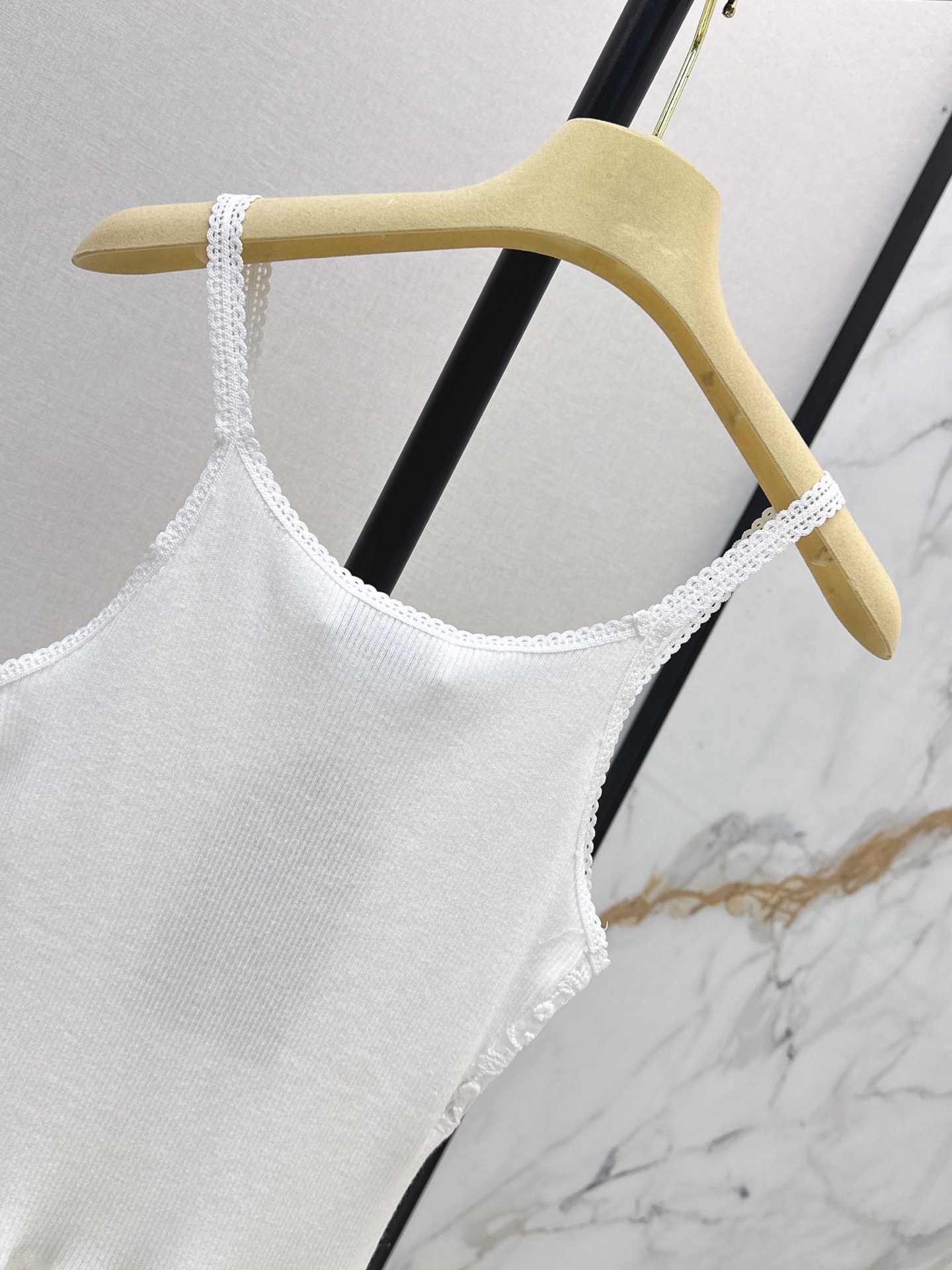 Miu 26ss lace slip dress