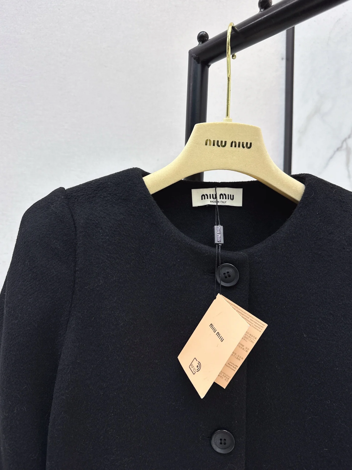 Miu 26ss woolen overcoats