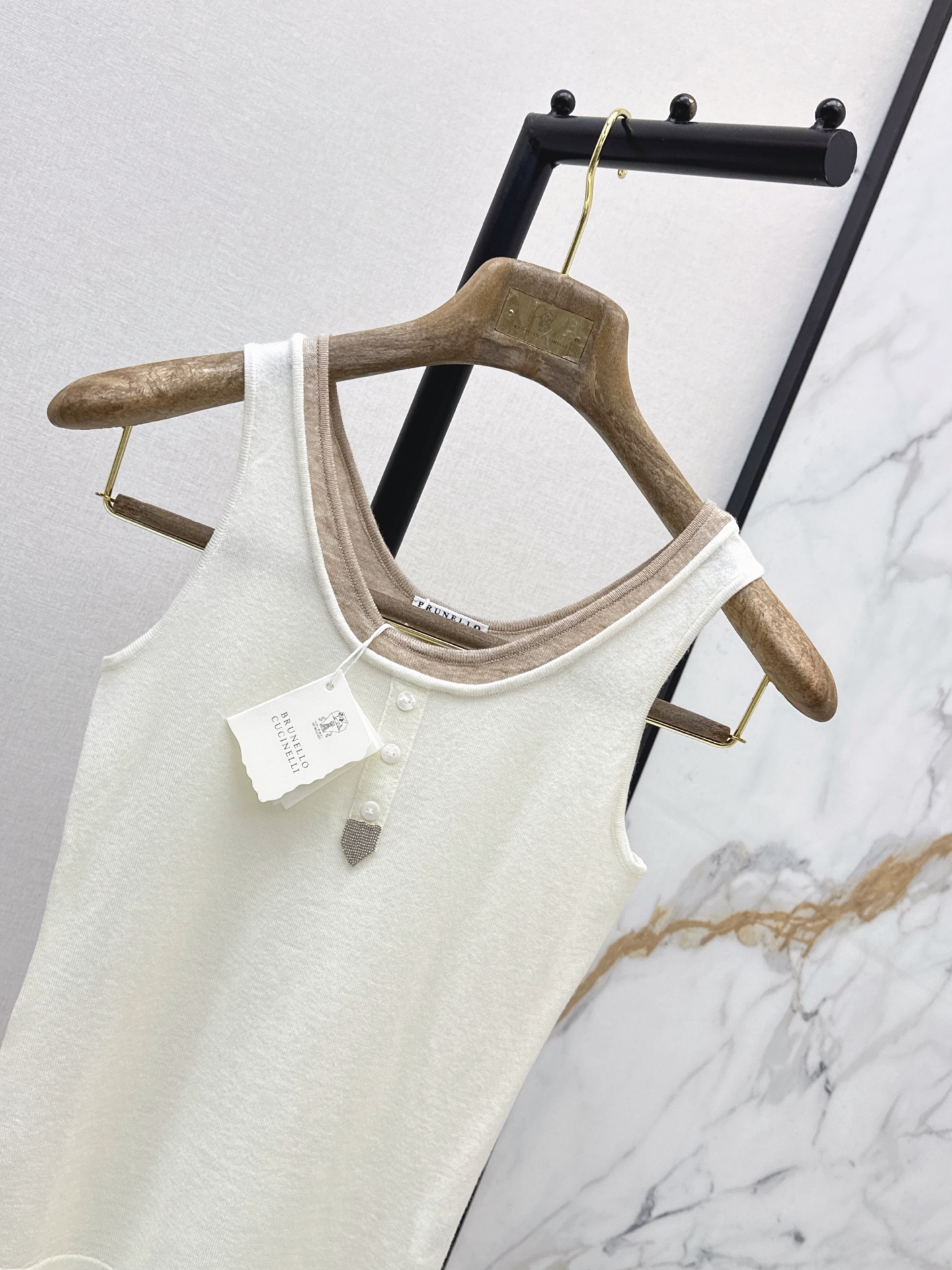 Brun 26ss knit vest