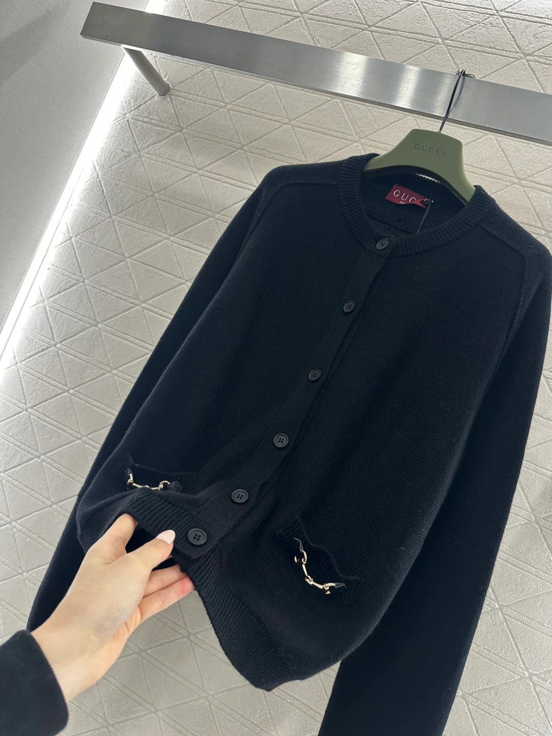 Gucc 26ss knit cardigan