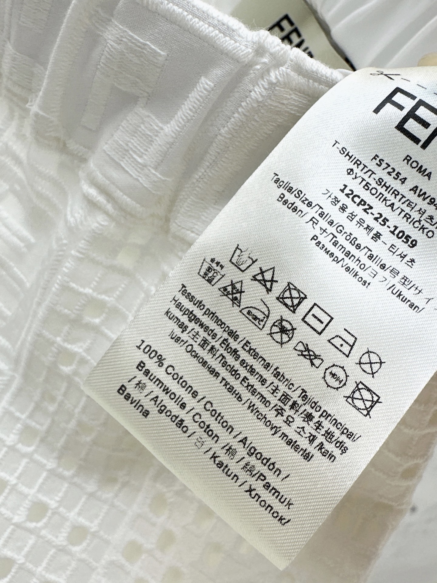 Fen 26ss hollow pants