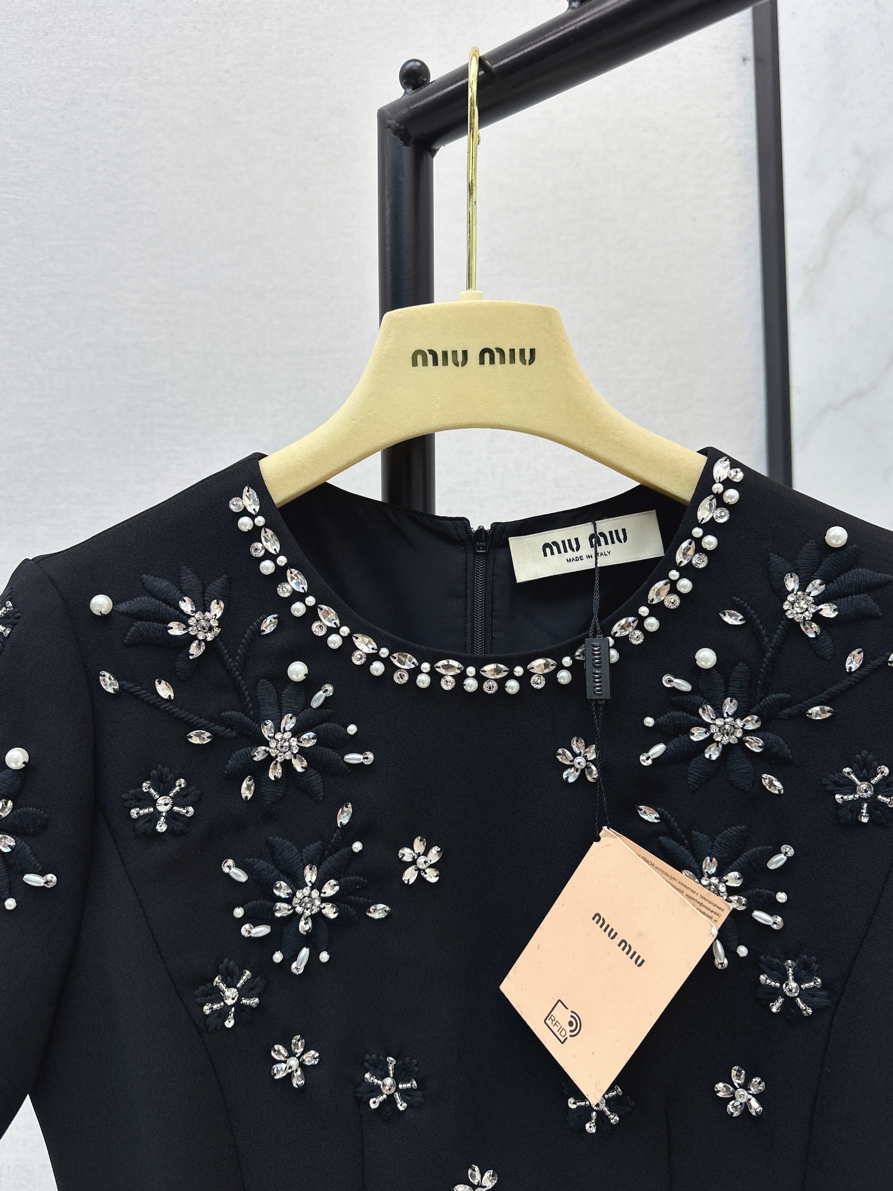 Miu 26ss embroidery dress