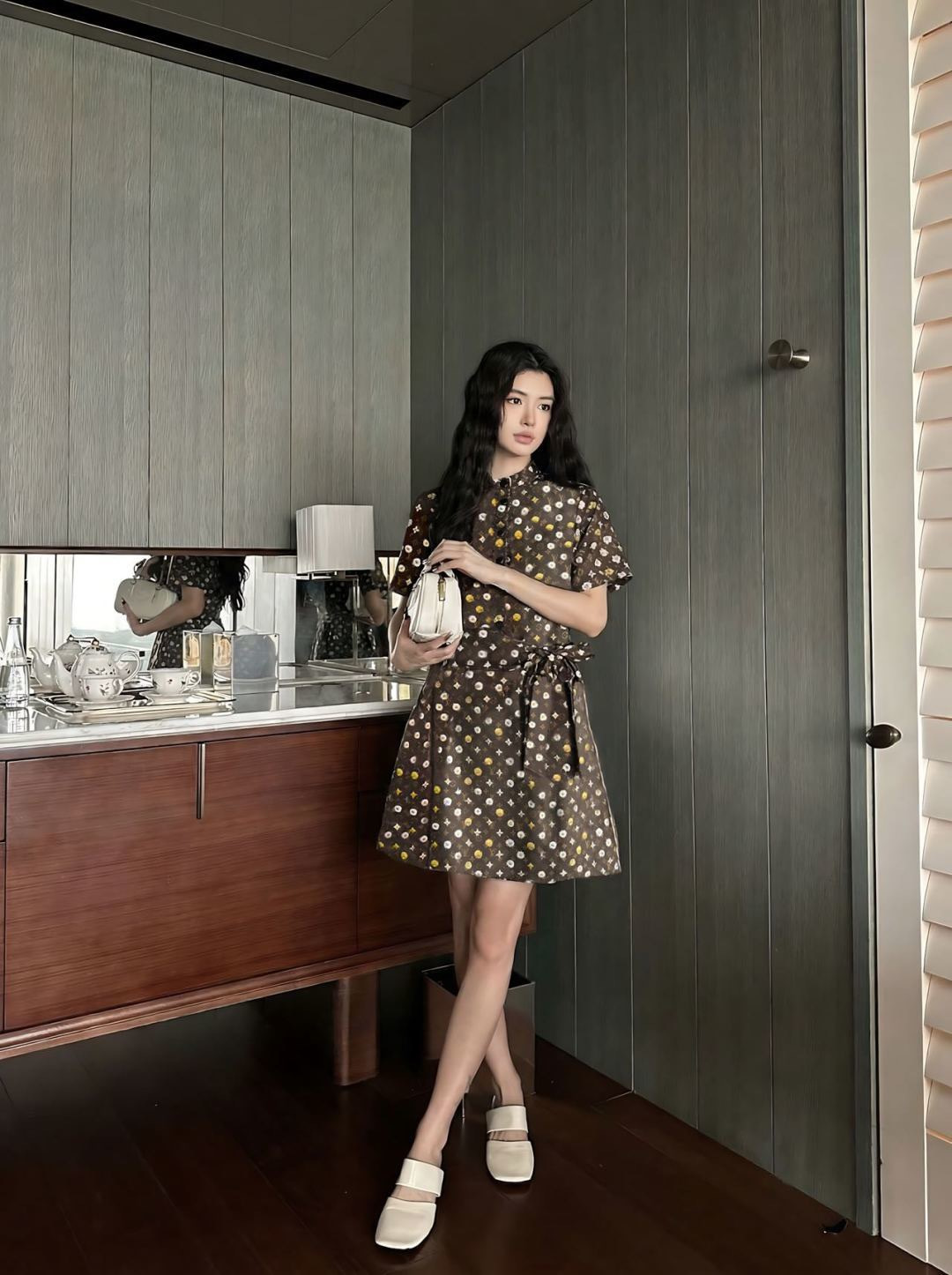 Loui 26ss print dress