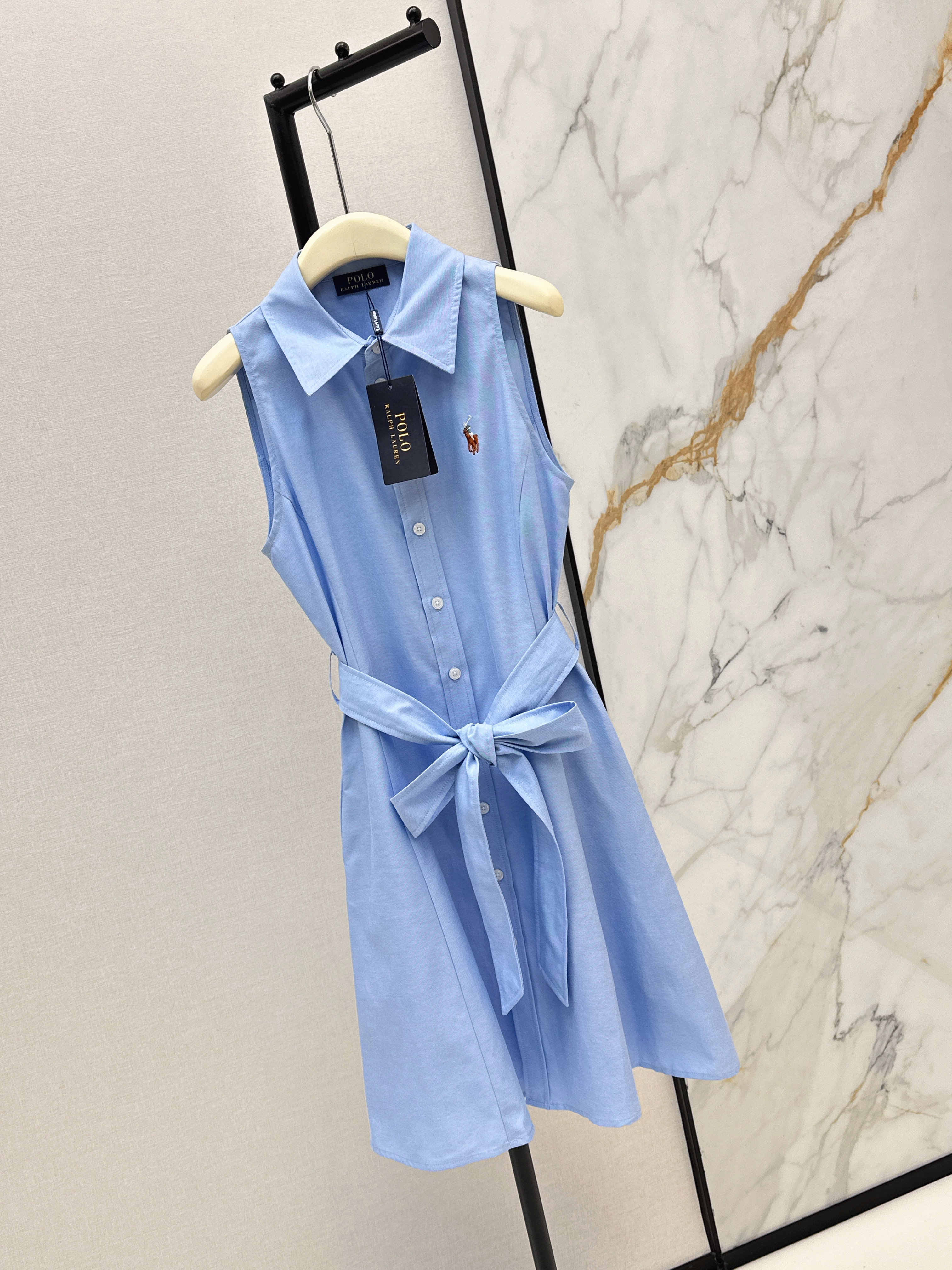 Ralp 26ss sleeveless shirt dress