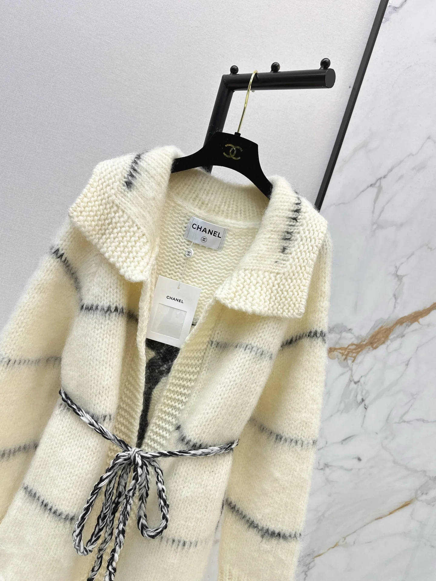 Chan 25fw belted cardigan