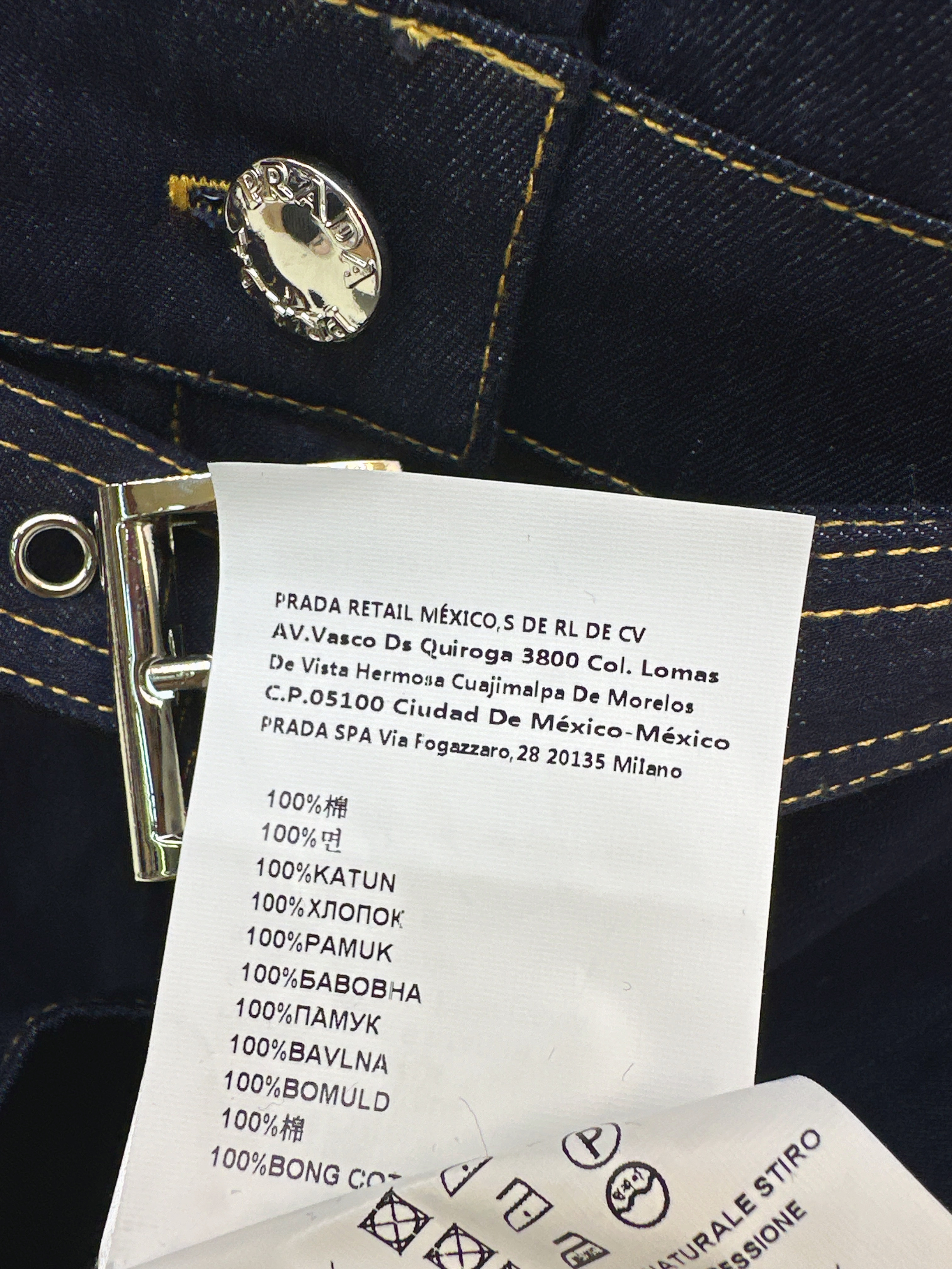 Pra 26ss denim sleeveless dress