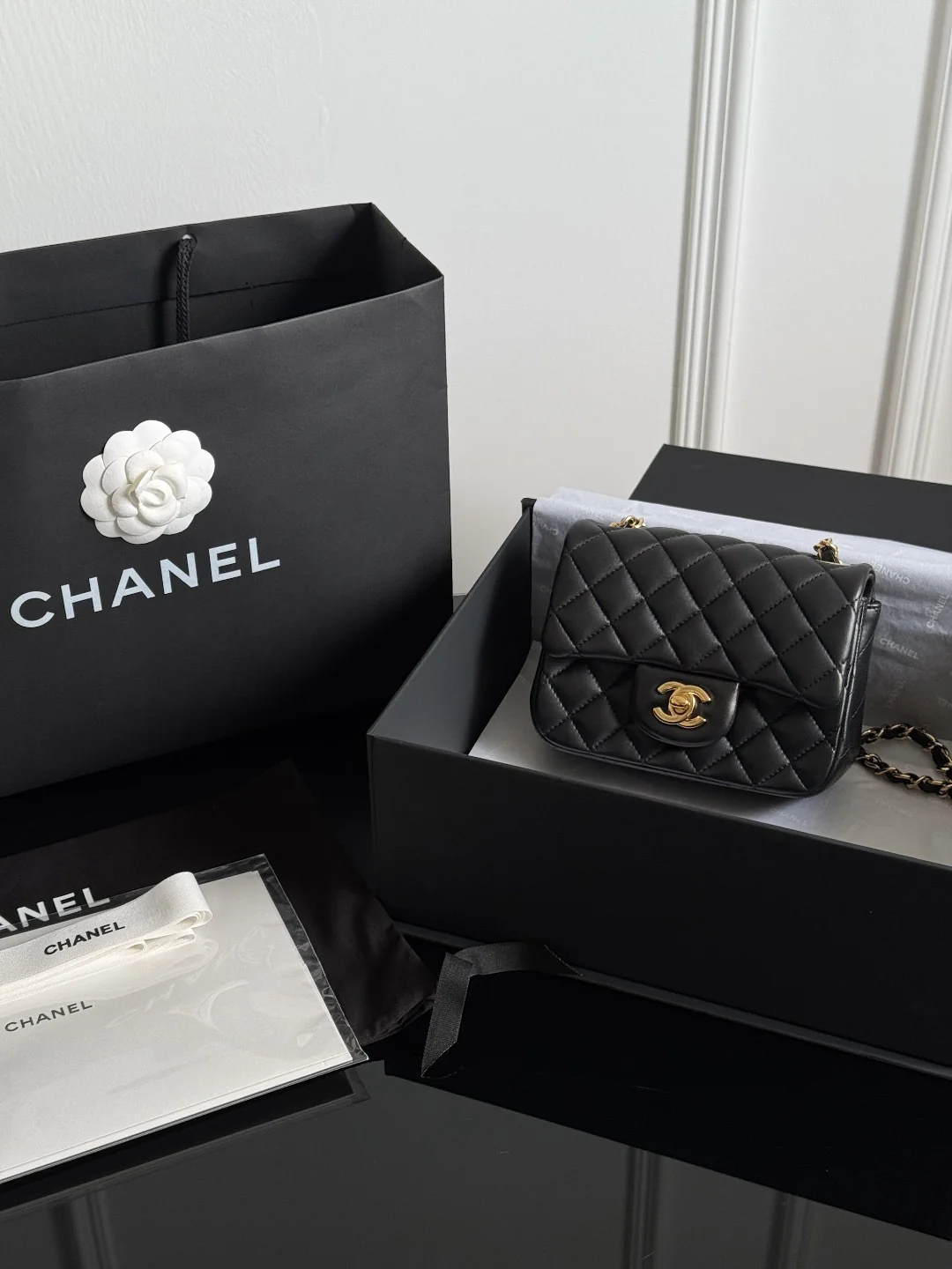 Chan cf17 chain shoulder bag