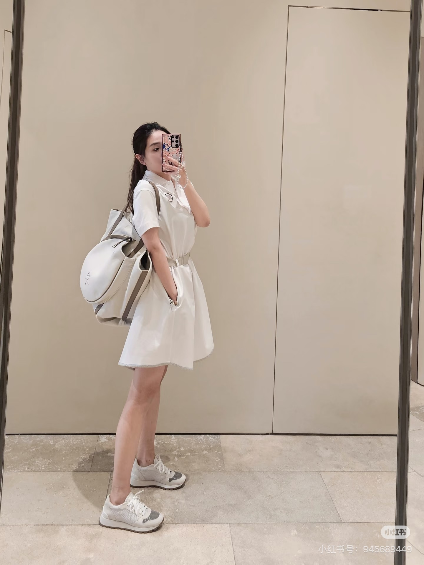 Brun 26ss polo dress