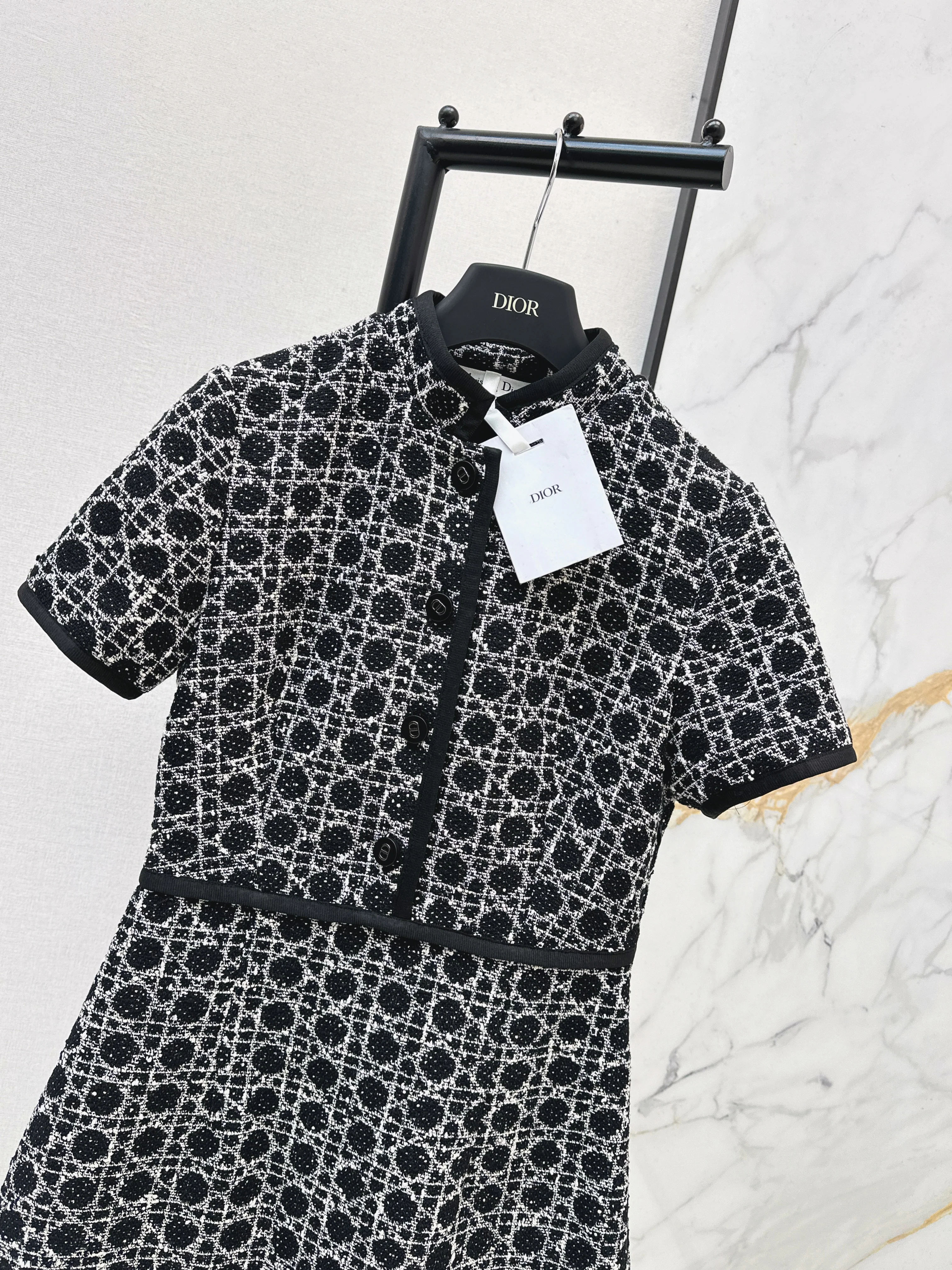 CD 26ss woven tweed dress