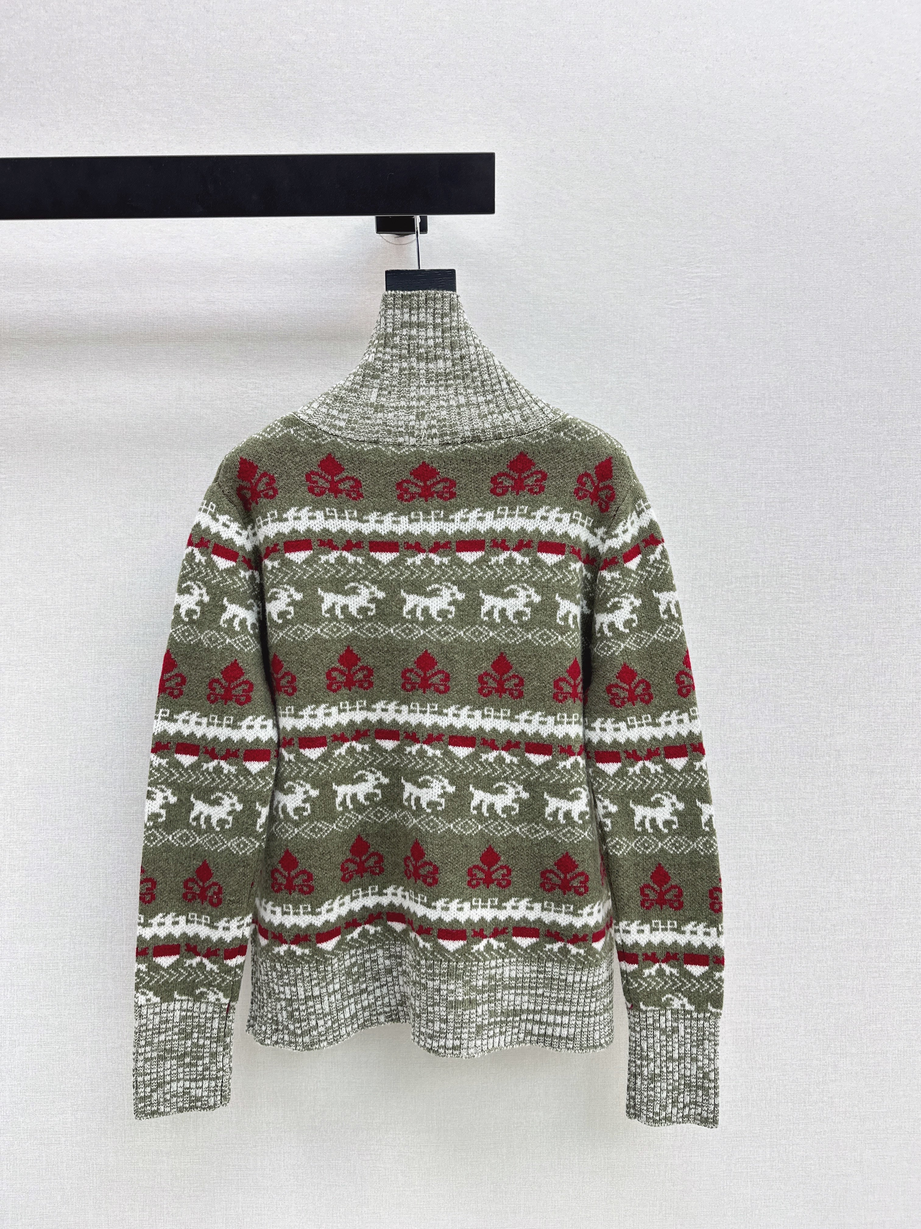 Ralp 26ss fair isle knitted cardigan