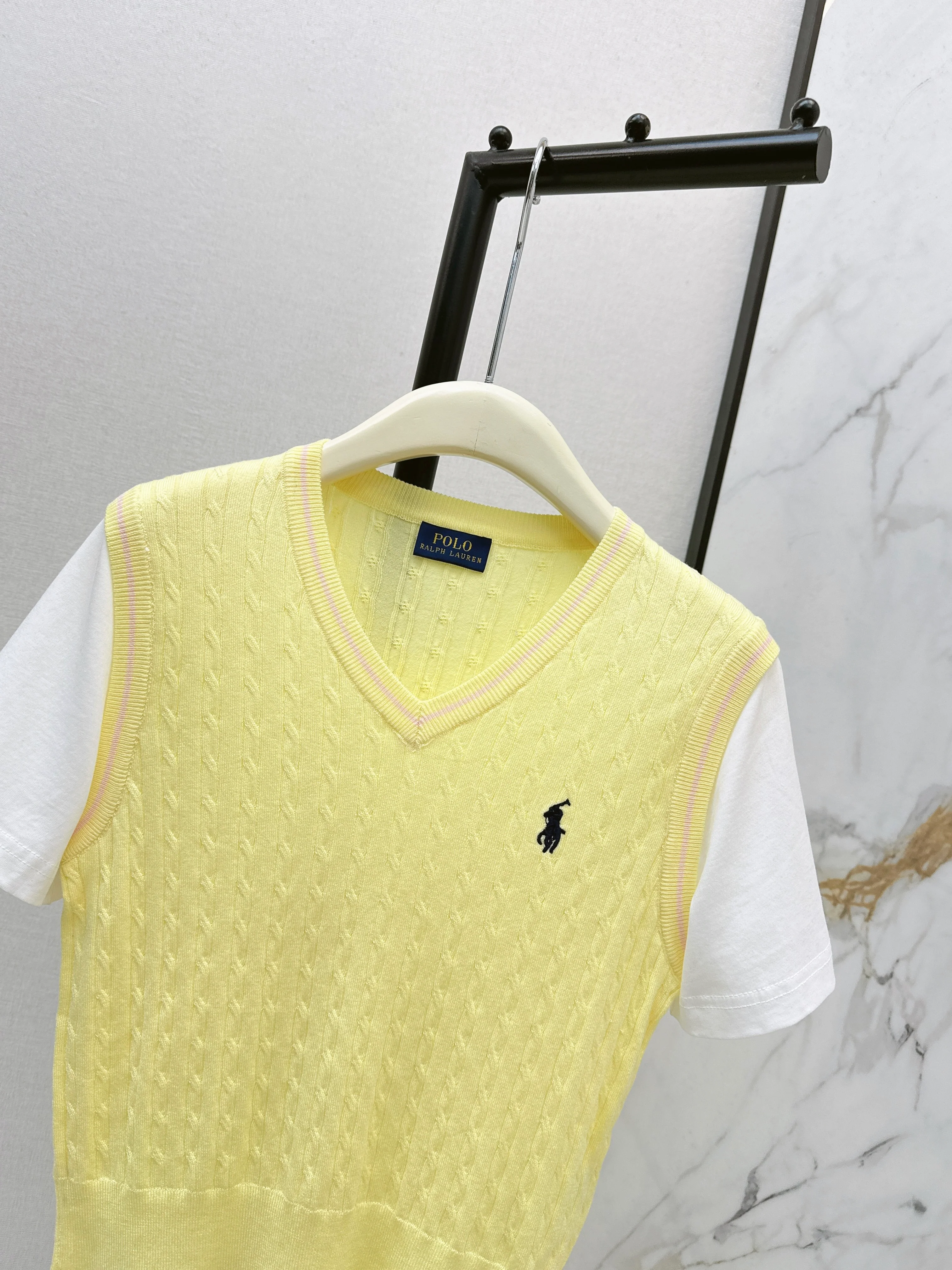 Ralp 26ss 2in1 knitted vest t-shirts