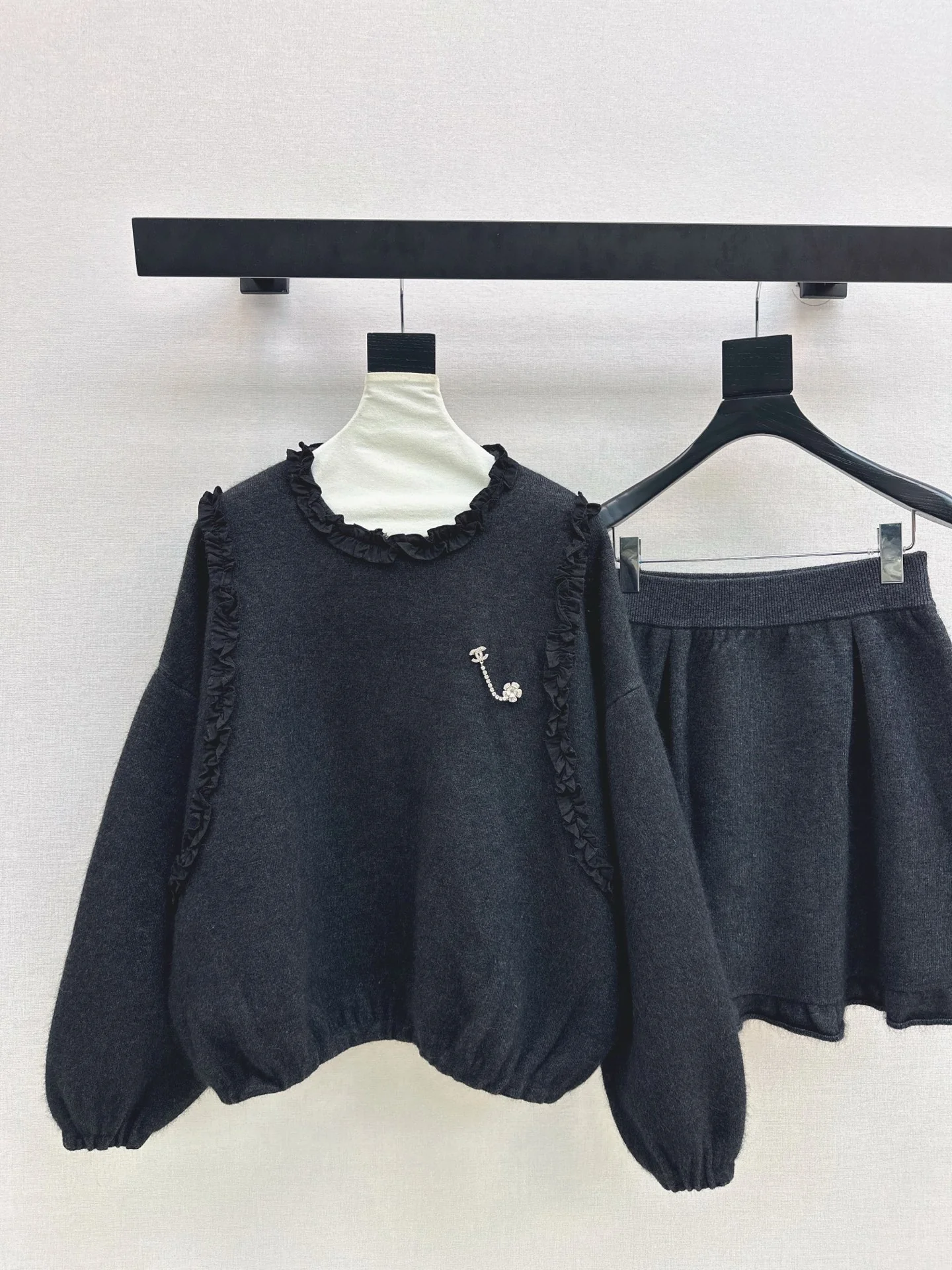 Chan 26ss wool outfit set