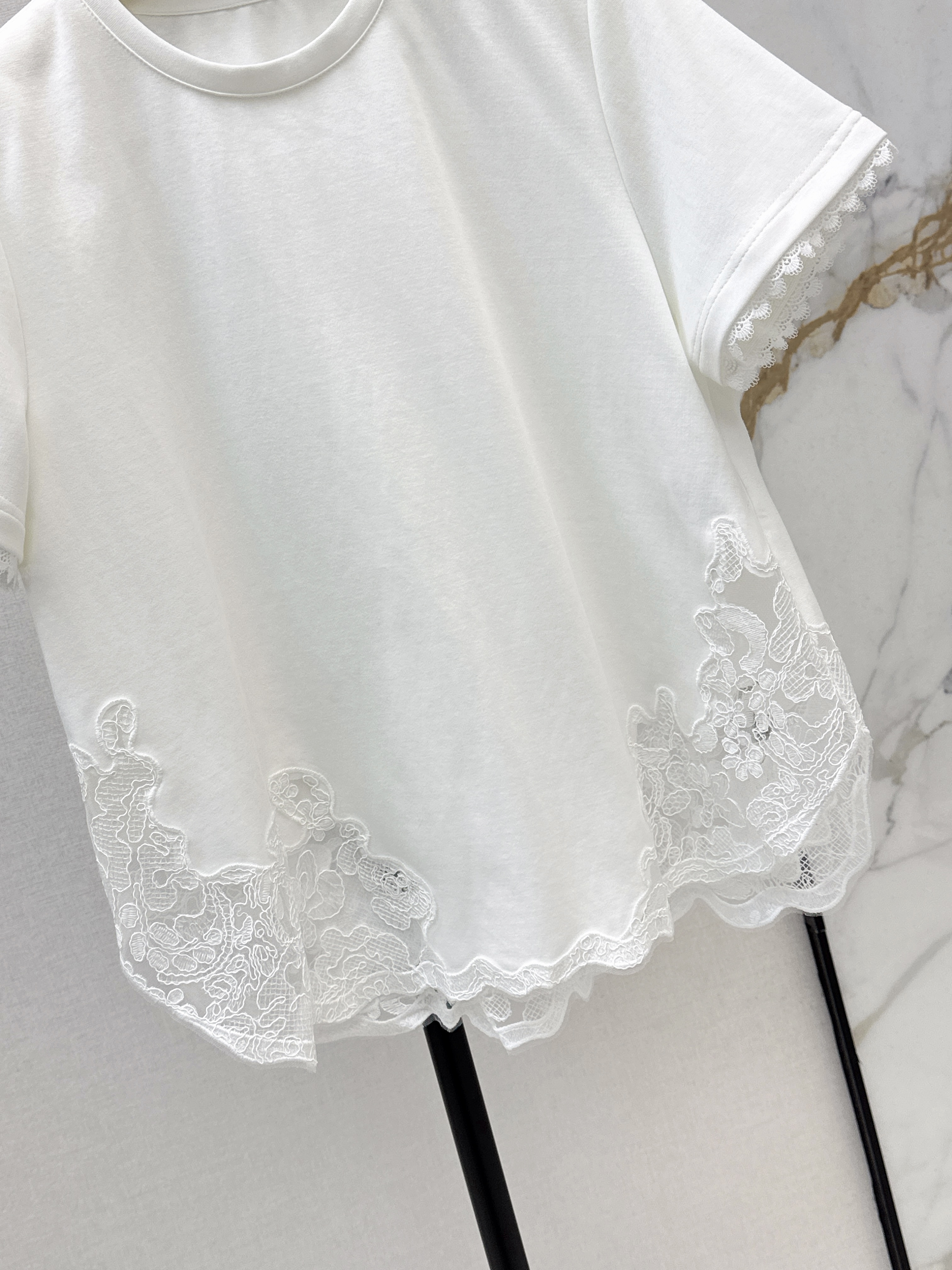 ES 26ss lace t-shirt