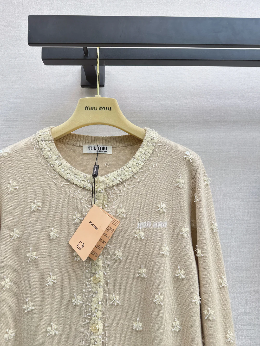 Miu 25fw knit cardigan