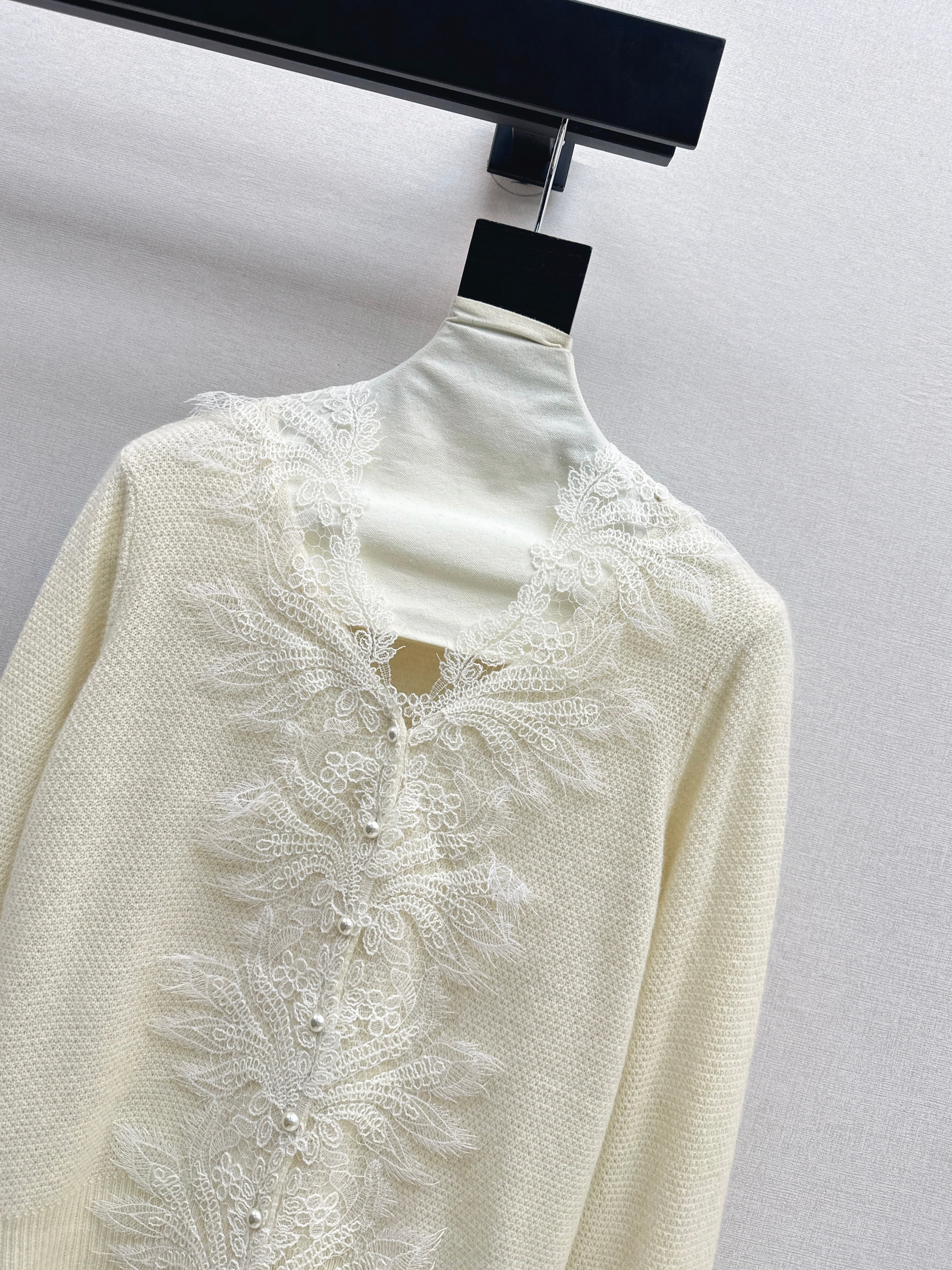 ES 26ss contract lace cardigan