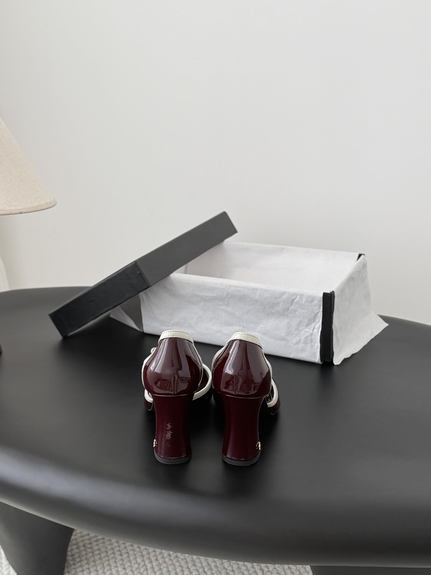 Chan 26K mary jane chunky heels