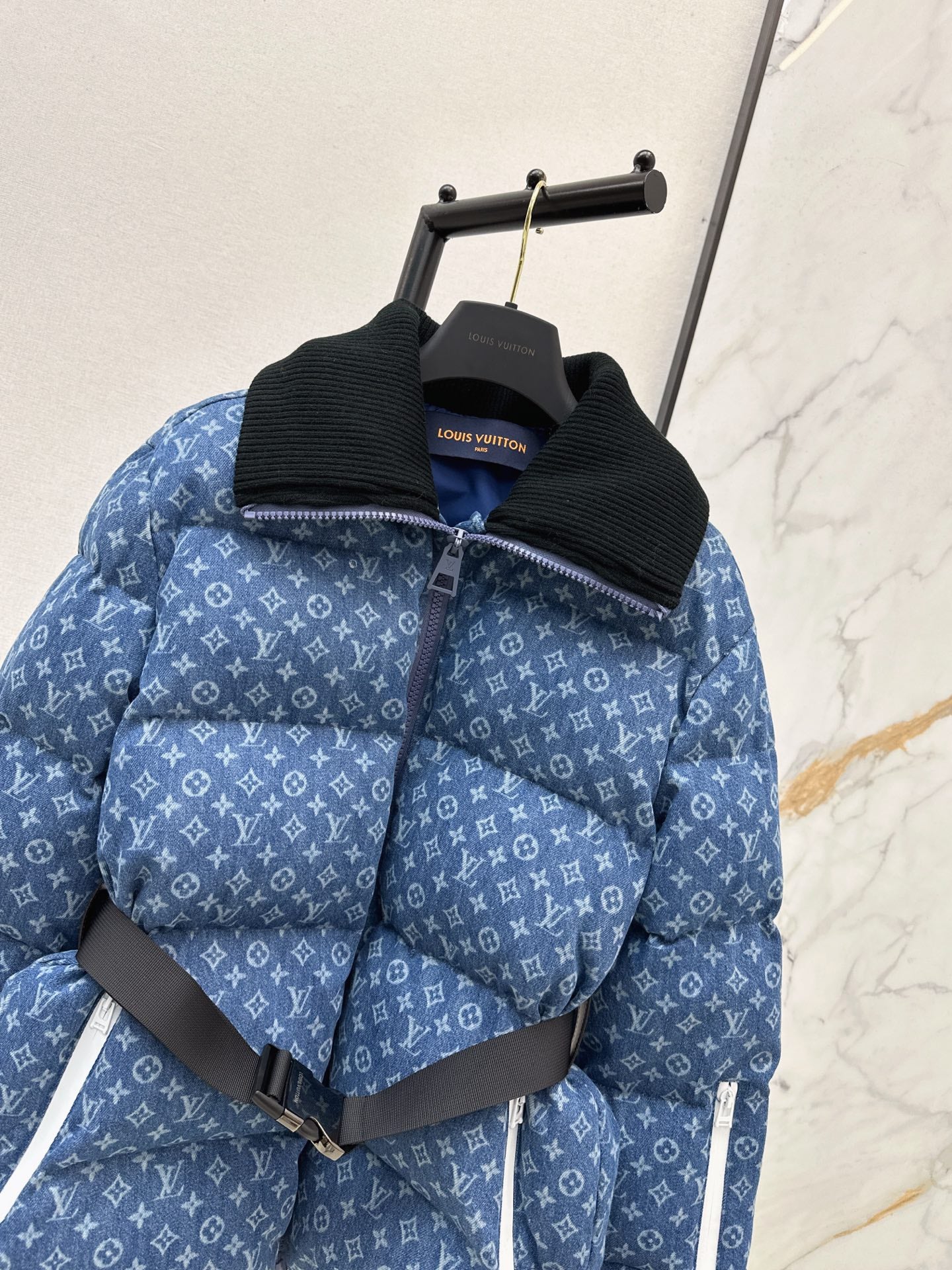 Louis 25fw denim down jacket