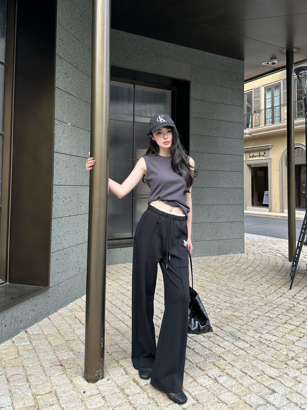 Celi 26ss embroidery pants