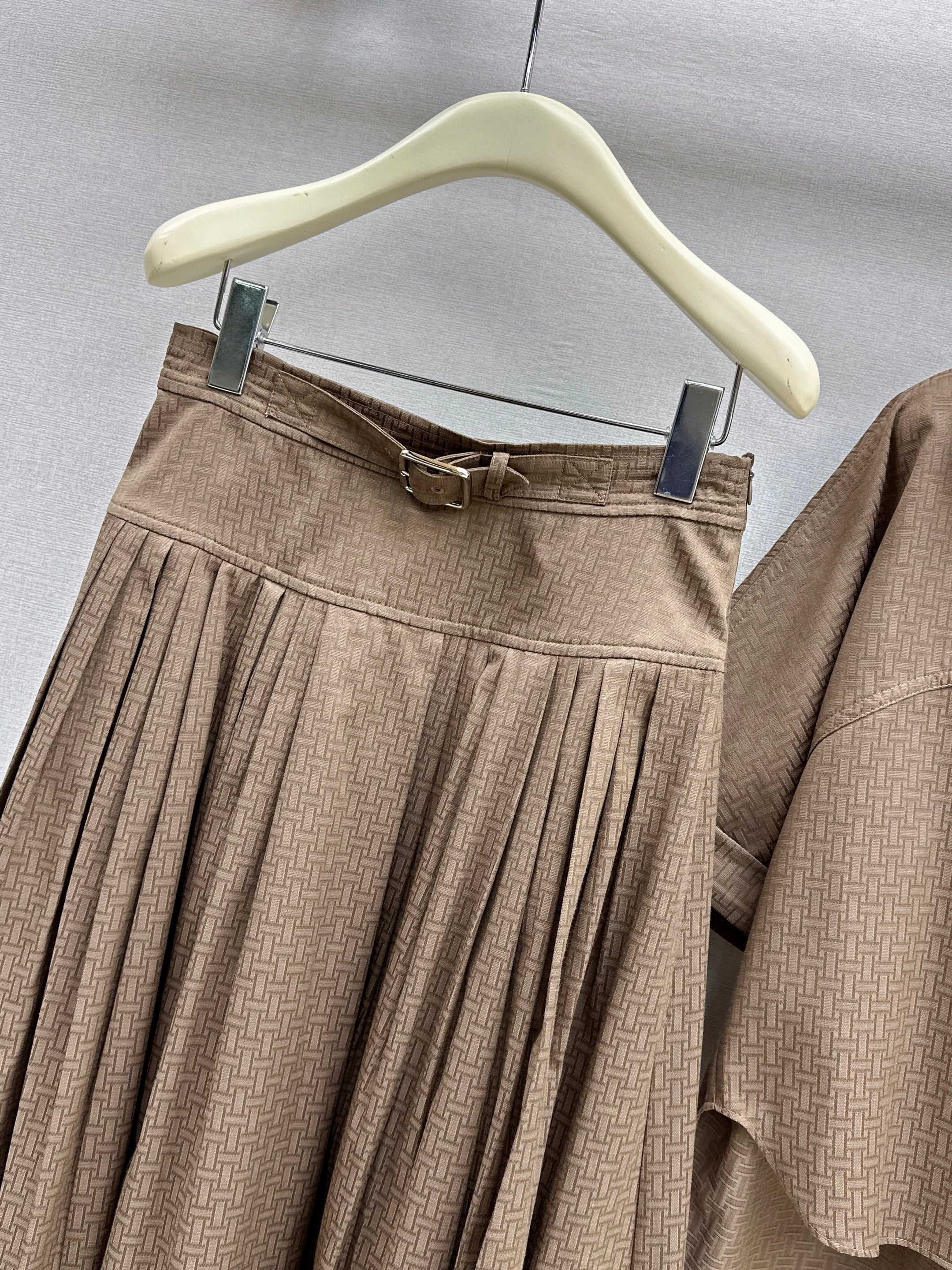 Herm 26ss jacquard shirt shirt sets