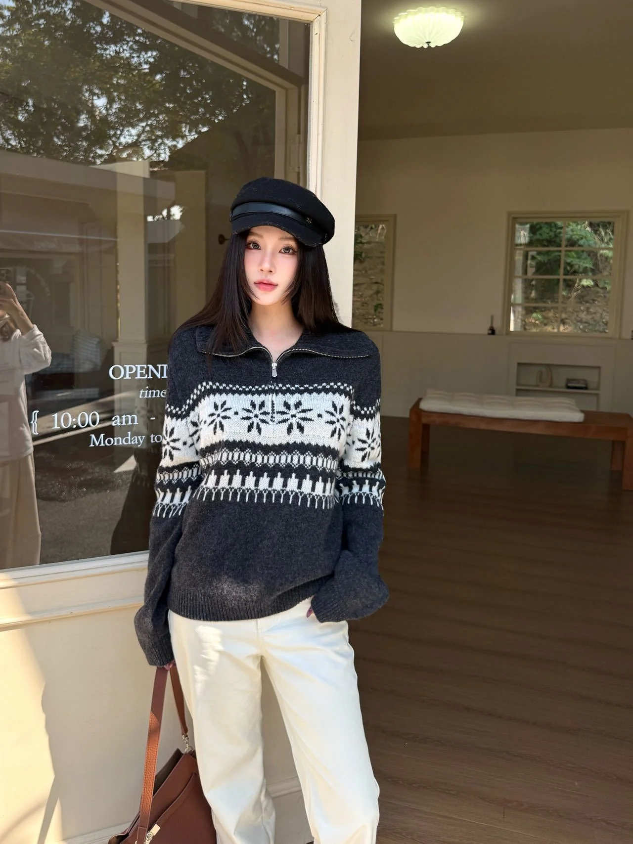 Ralp 26ss fair isle cardigan
